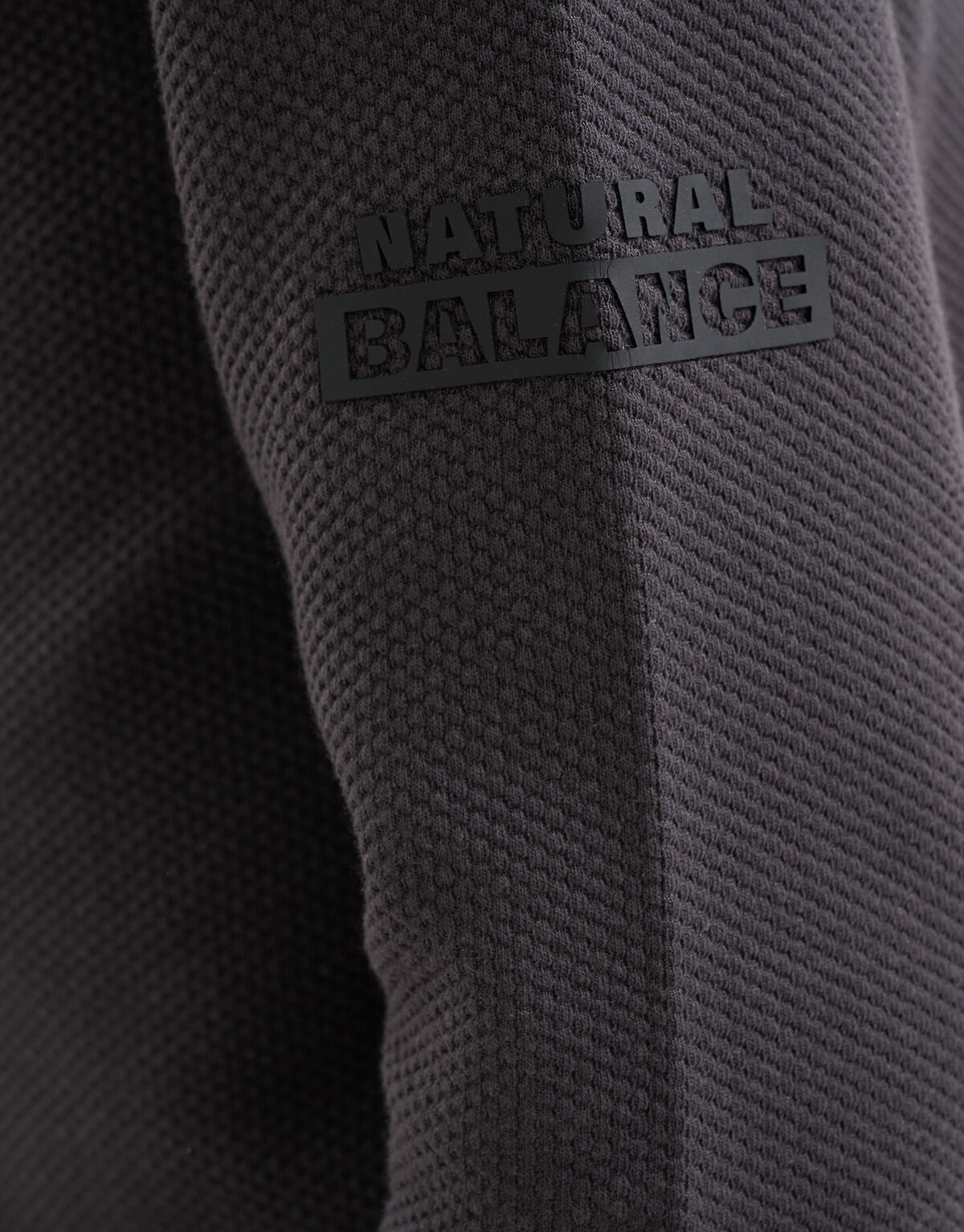 Structure Langarm-T-Shirt Dunkelgrau SHOEBY BOYS