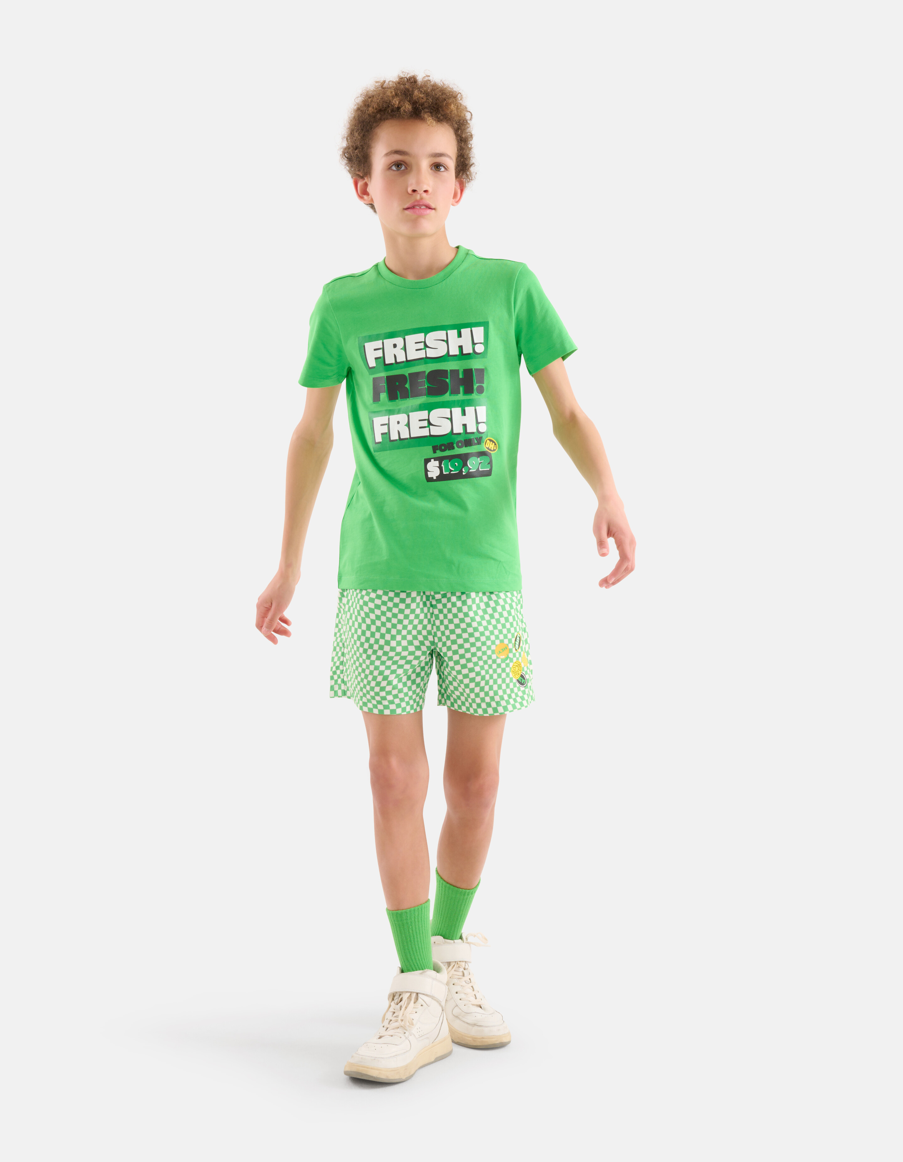 Kunstwerk T-shirt Grün SHOEBY BOYS