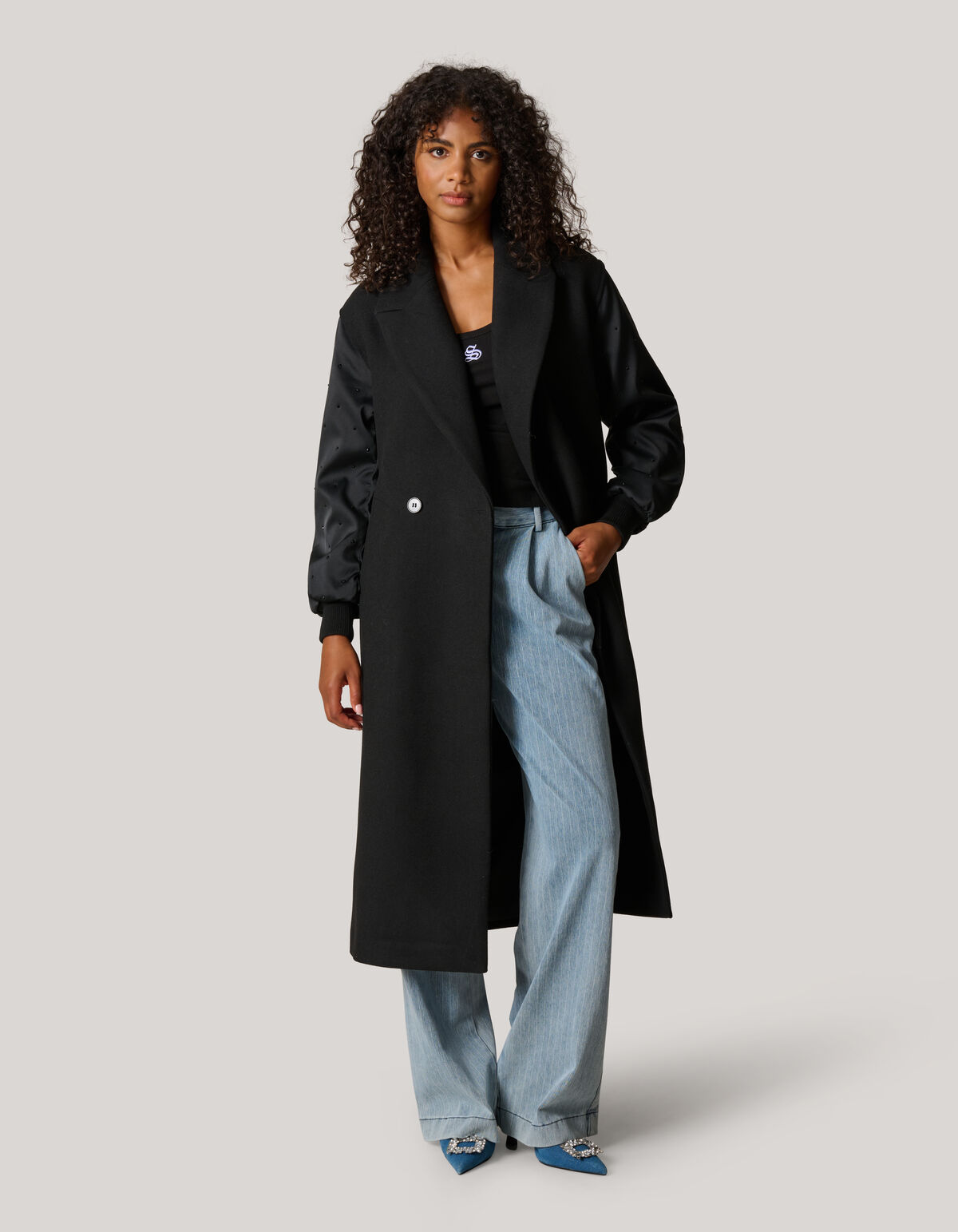 Kombi-Bomberjacke Schwarz SHOEBY WOMEN