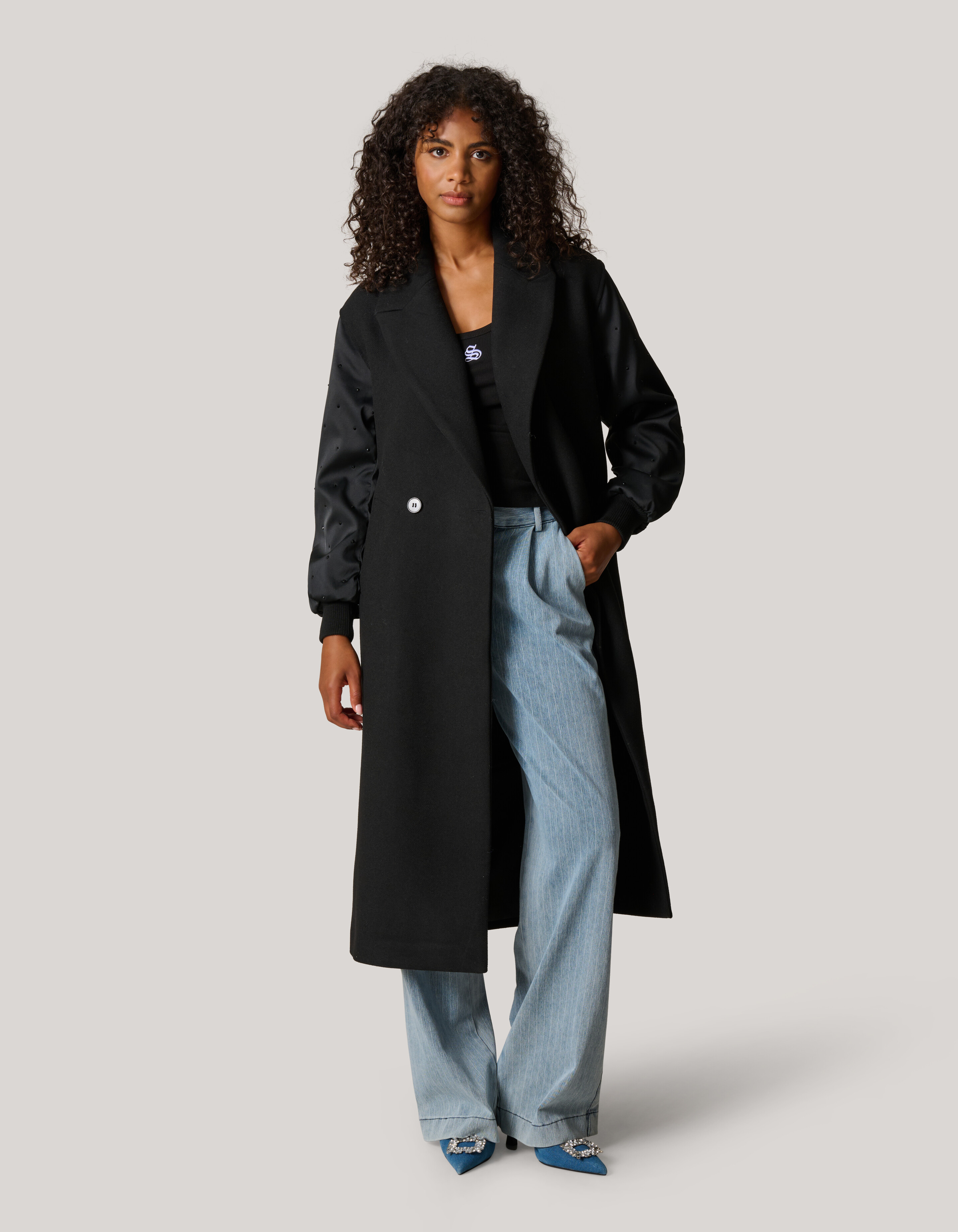 Kombi-Bomberjacke Schwarz SHOEBY WOMEN