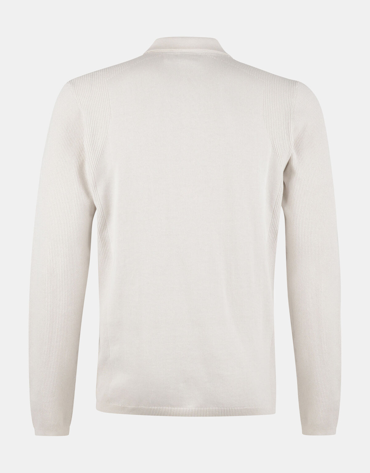 Waffel-Polo-Pullover REFILL