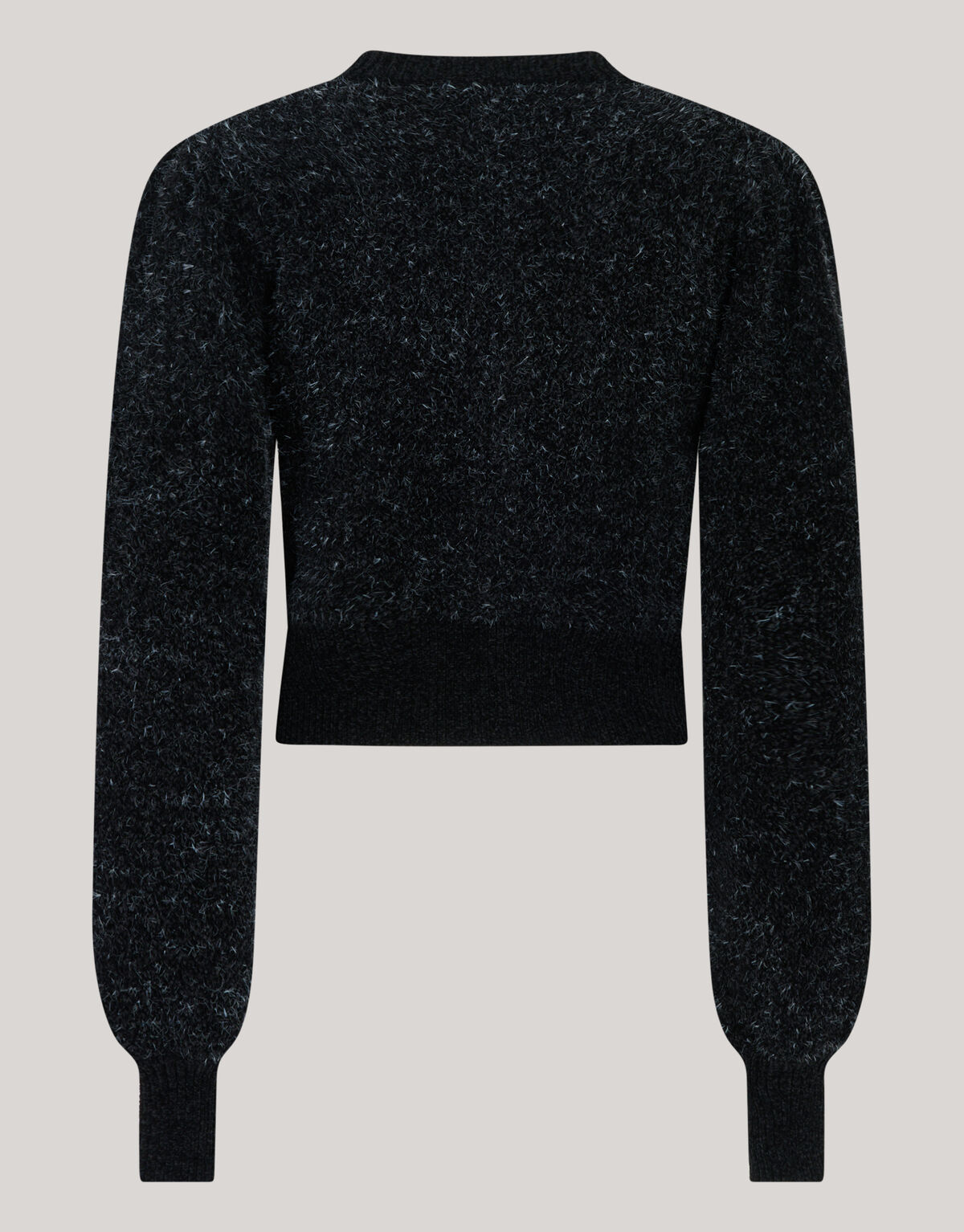 Pelzige Strickjacke Schwarz von Mieke SHOEBY WOMEN