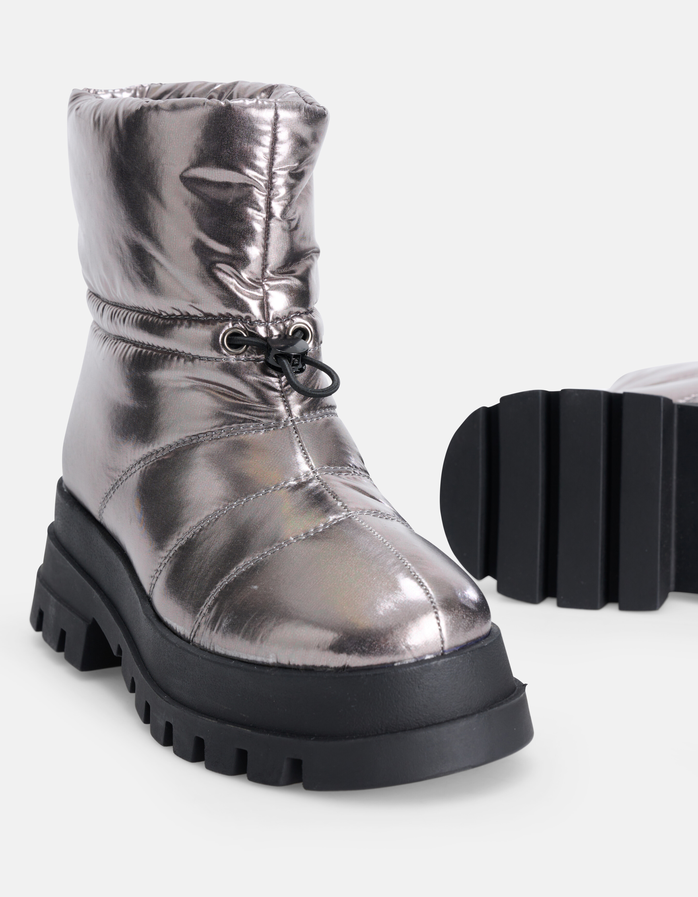 Metallischer Stiefel Silber SHOEBY SHOES