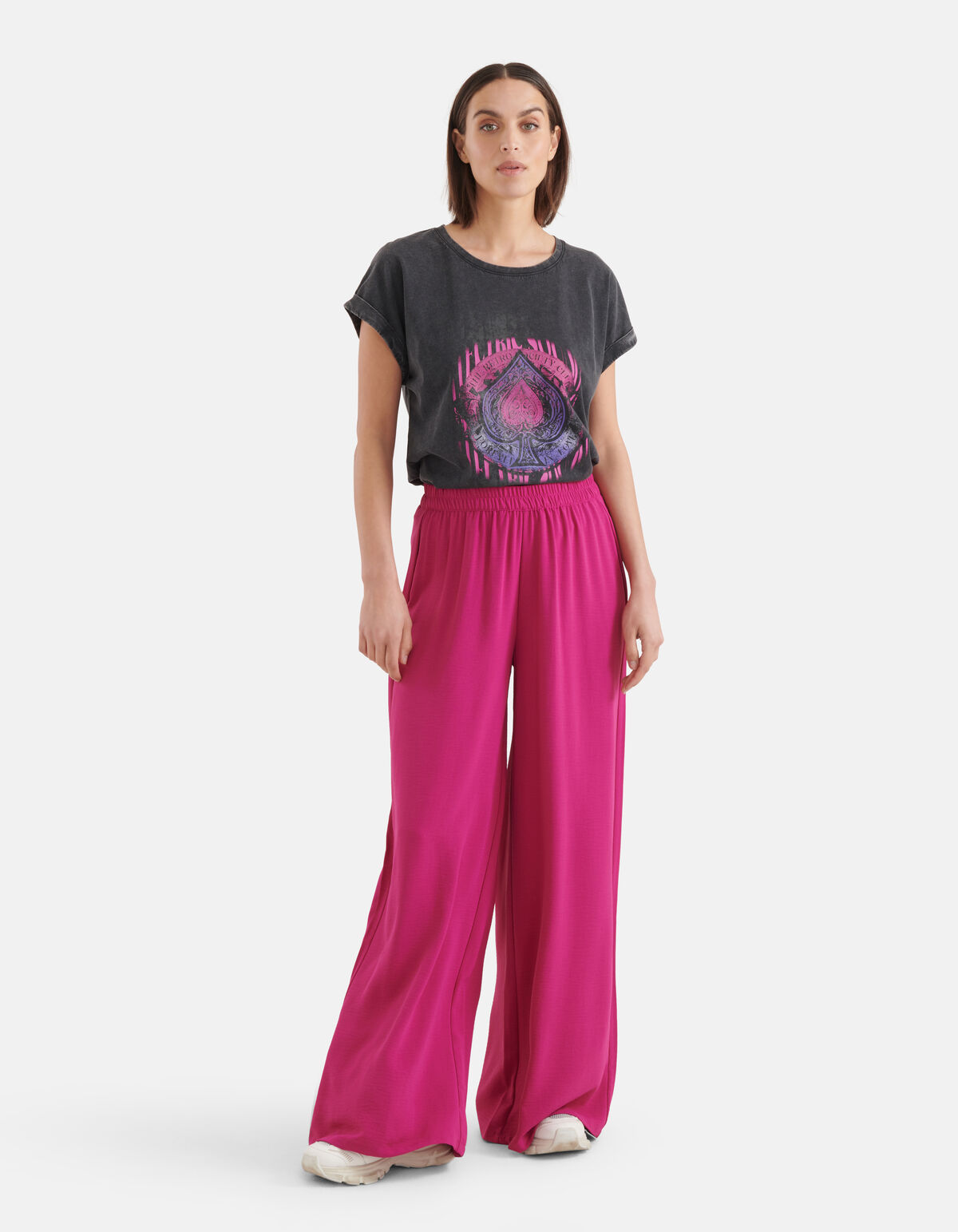 Hose mit lockerer Passform Rosa SHOEBY WOMEN