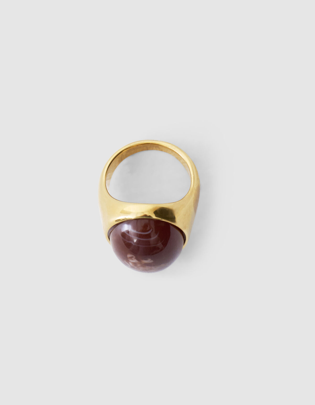 Stein Ring Braun/Gold SHOEBY ACCESSOIRES