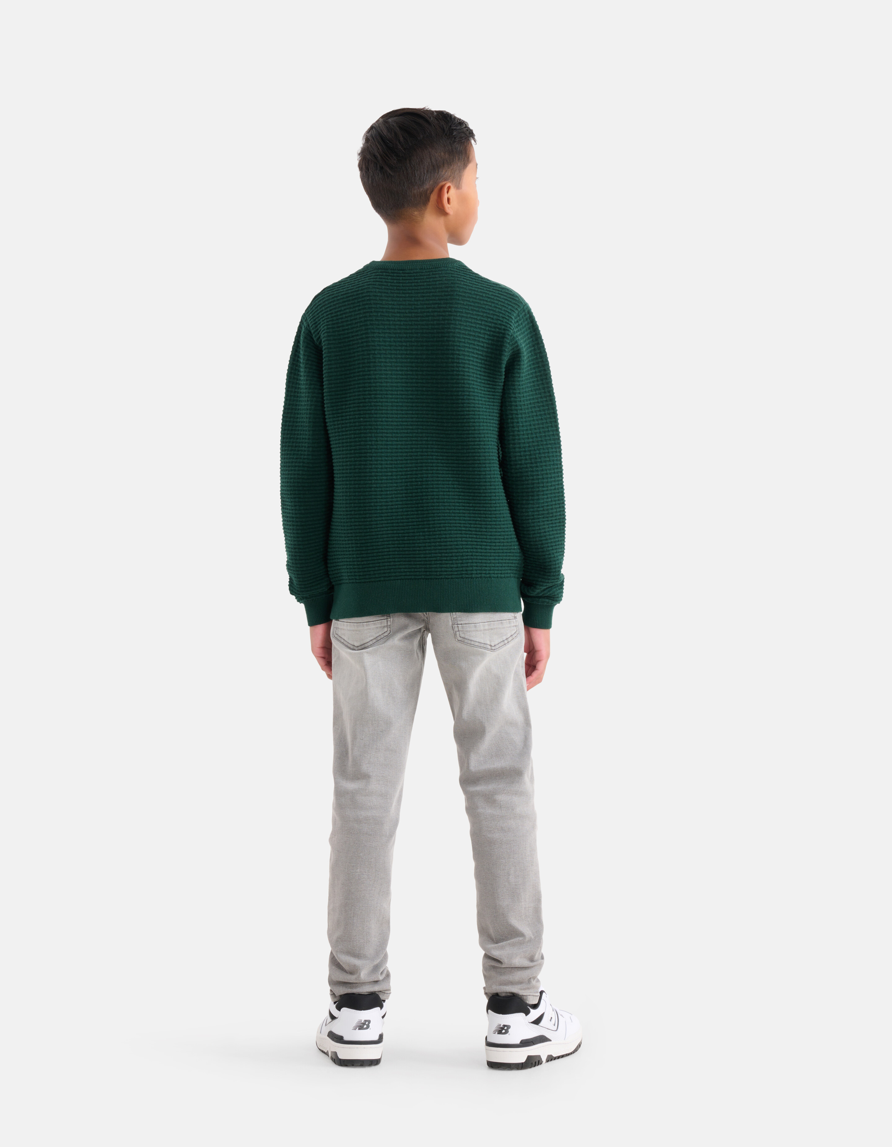 Strukturpullover Dunkelgrün SHOEBY BOYS