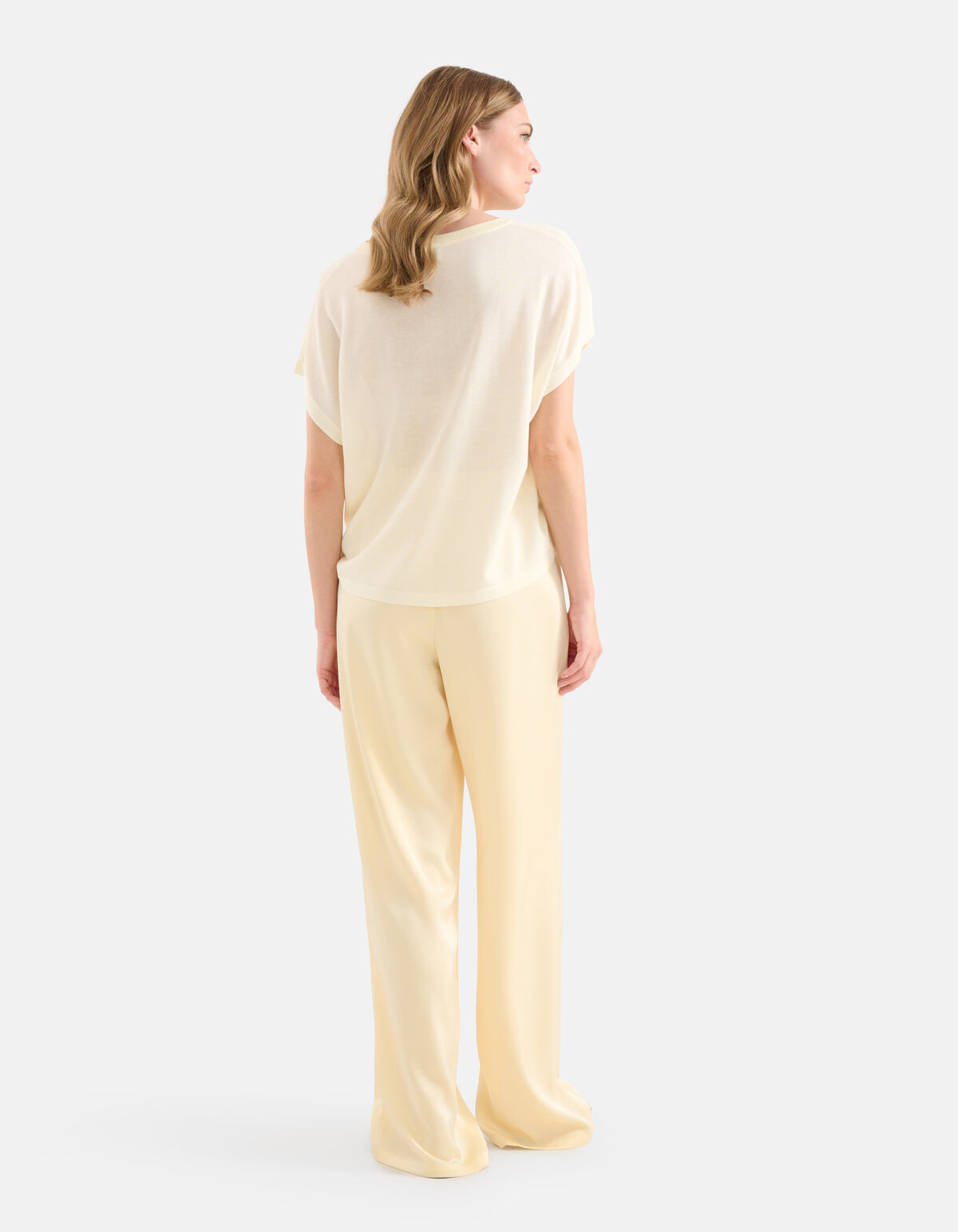 Lose geschnittenes T-Shirt hellgelb SHOEBY WOMEN