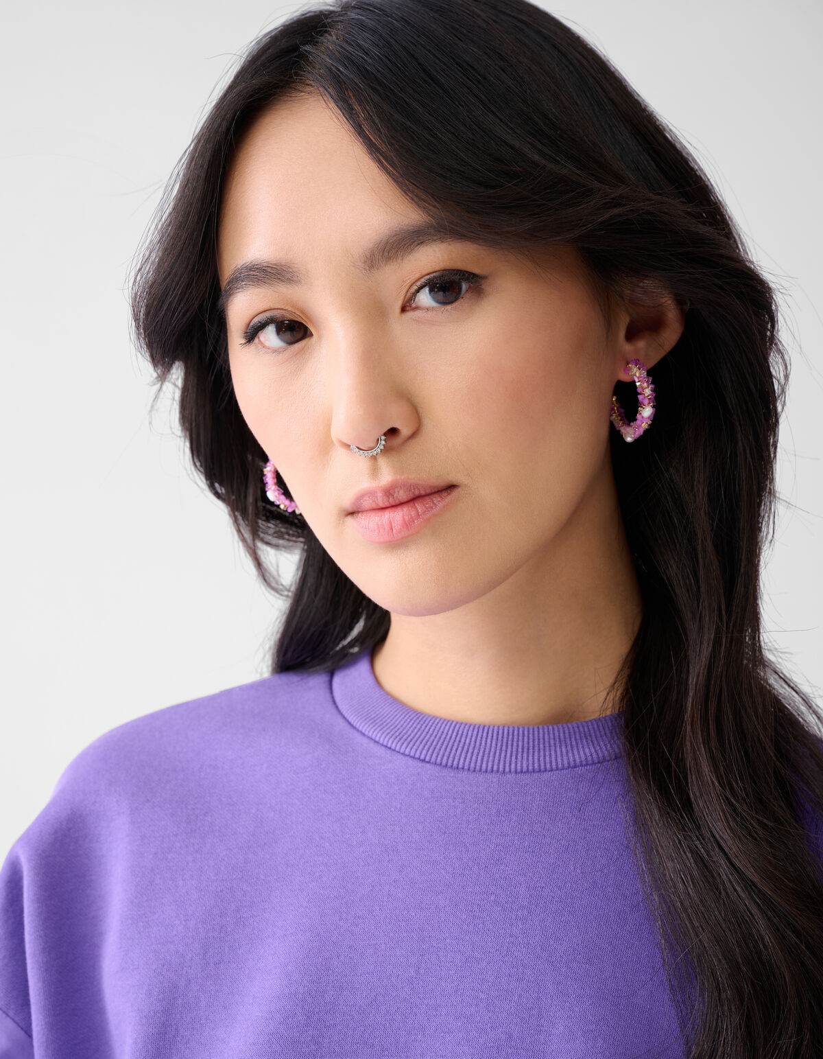 Perlenohrringe Rosa SHOEBY ACCESSOIRES