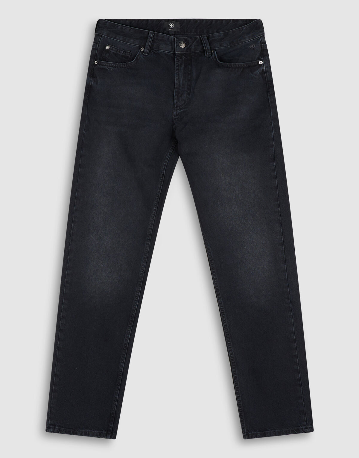 Moderne Straight-Fit-Jeans Schwarz Gr&ouml;&szlig;e 34 SHOEBY MEN