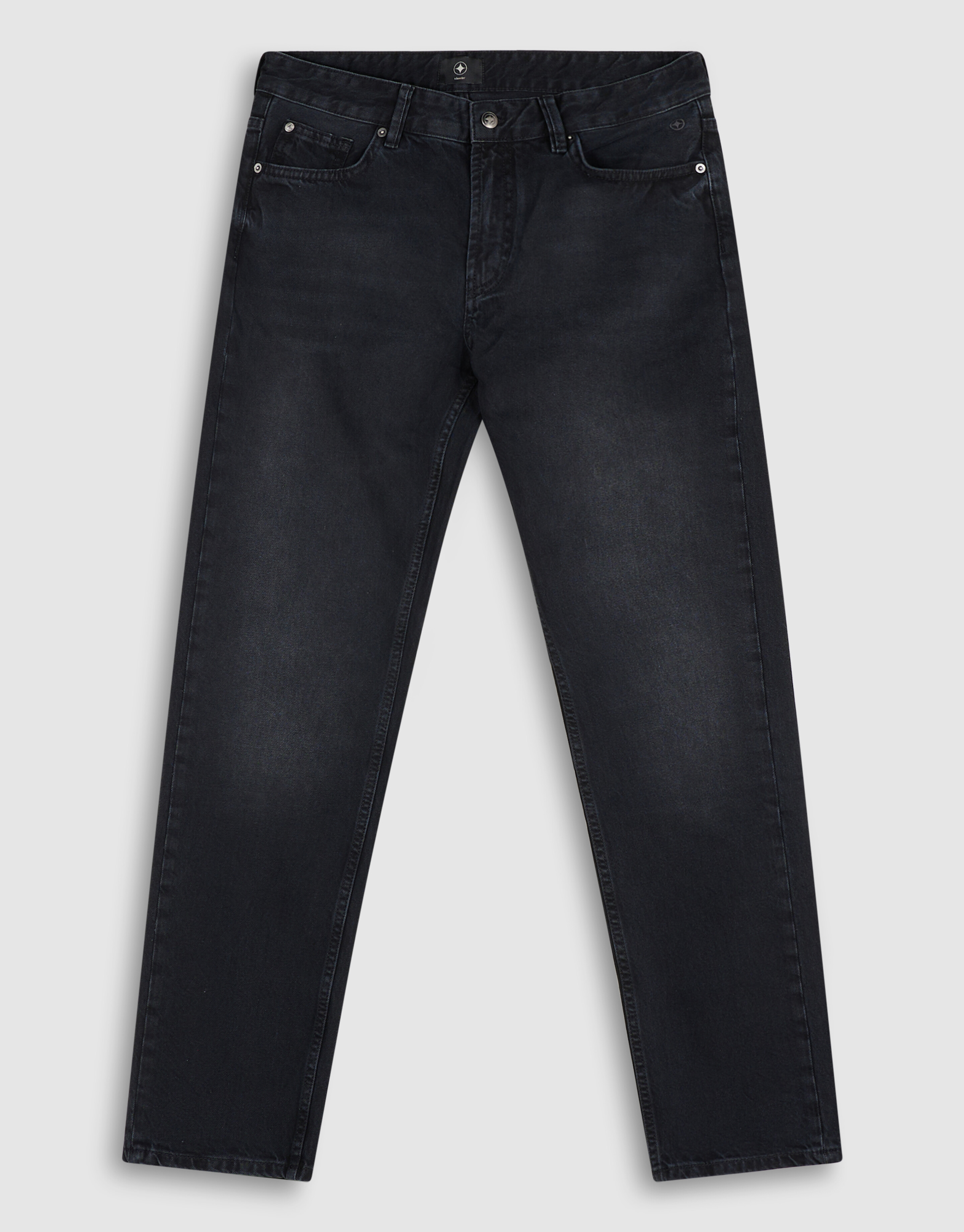 Moderne Straight-Fit-Jeans Schwarz Gr&ouml;&szlig;e 34 SHOEBY MEN