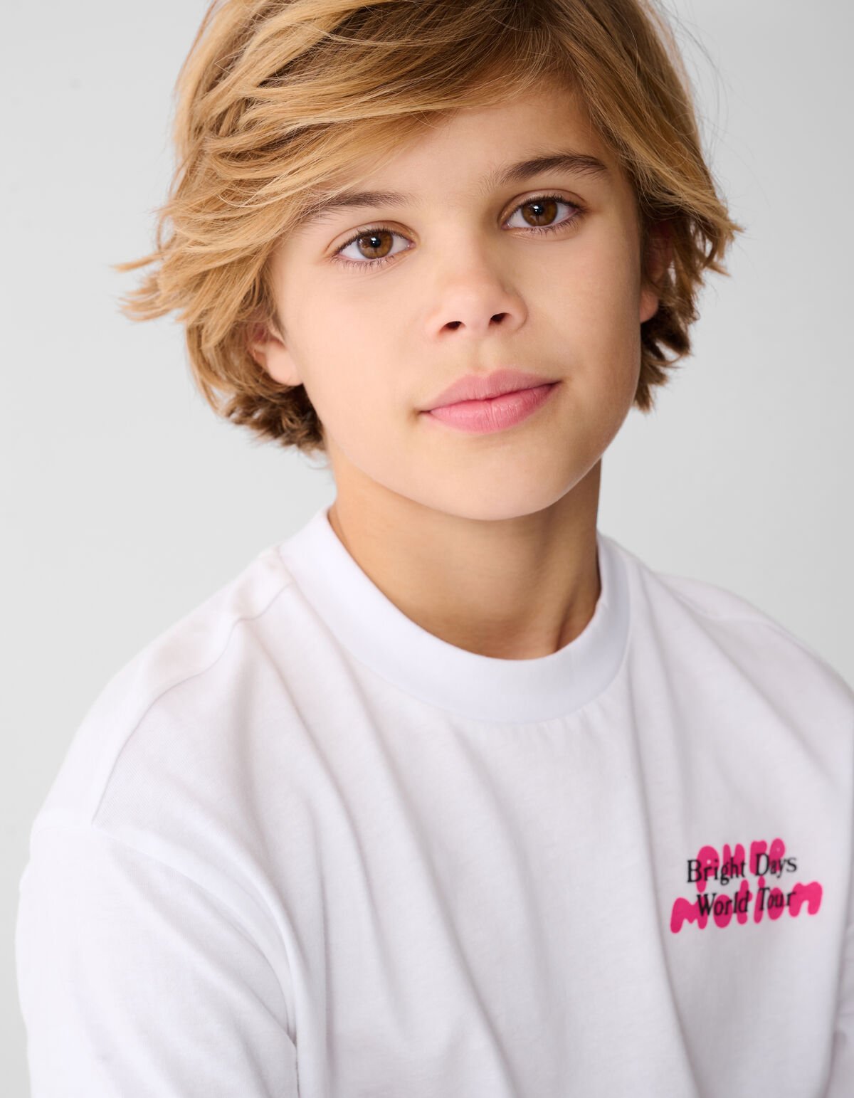 Tour Artwork T-Shirt Wei&szlig; SHOEBY BOYS