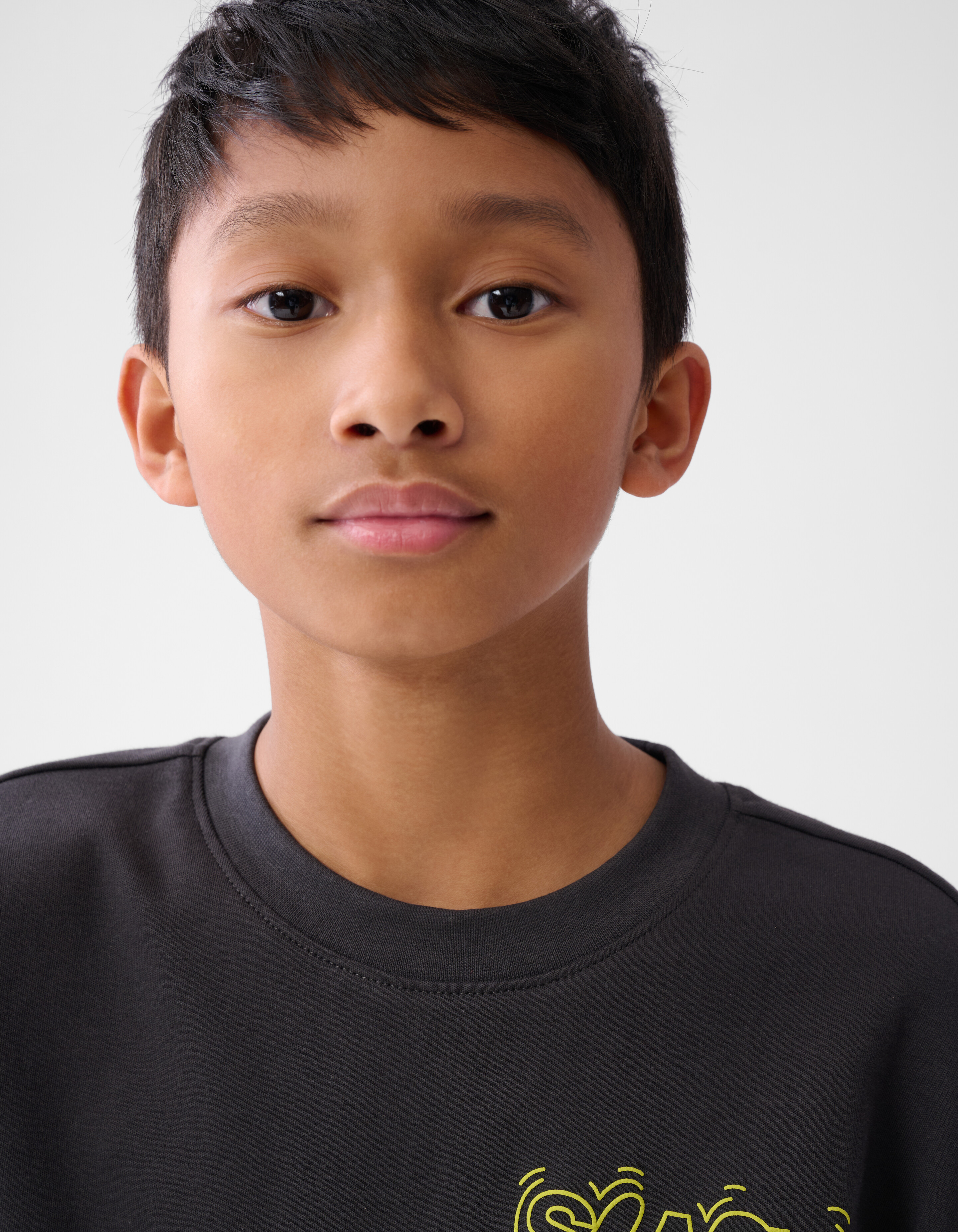 Text-T-Shirt Dunkelgrau SHOEBY BOYS