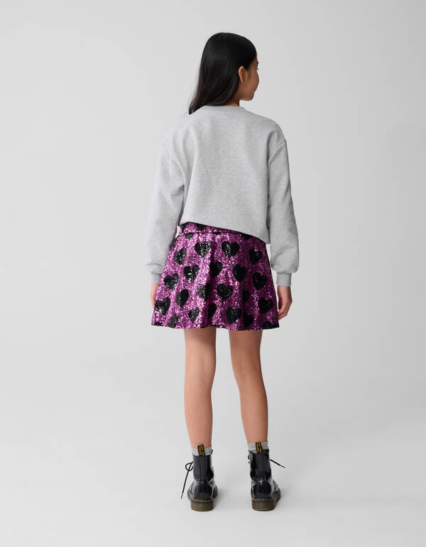 Pailletten-Minirock Rosa SHOEBY GIRLS