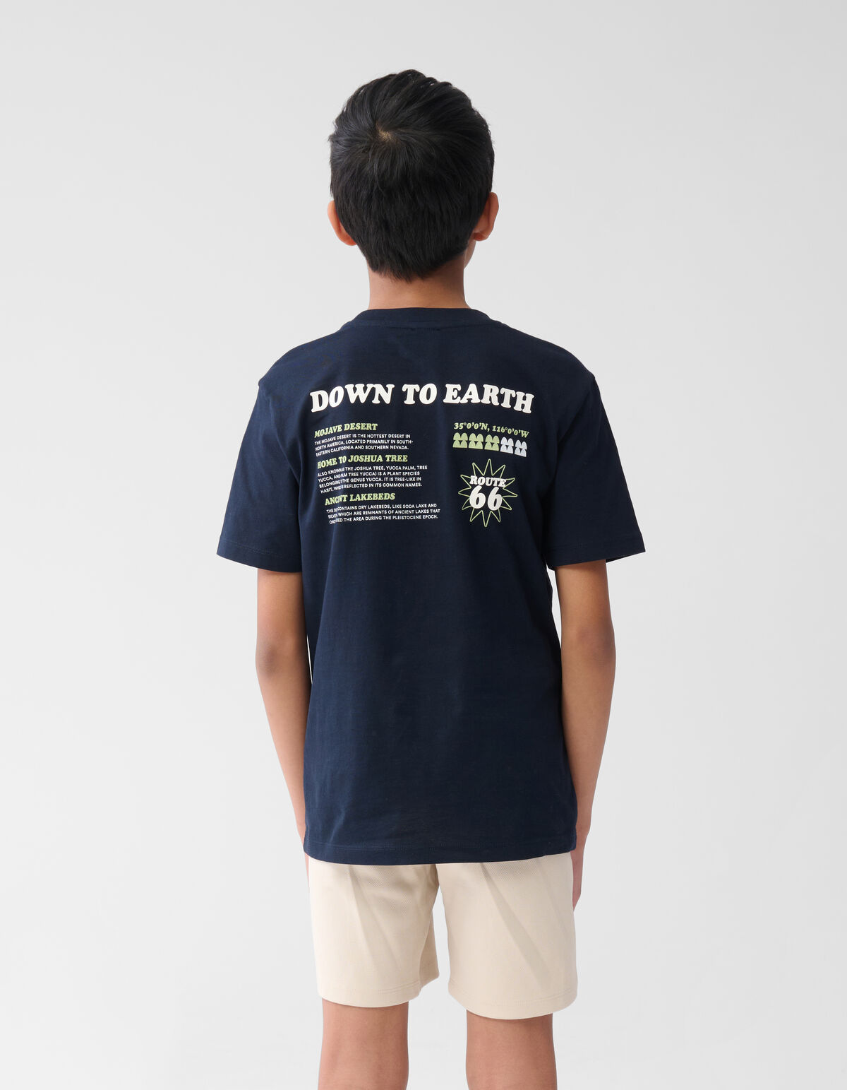 Text-T-Shirt Dunkelblau SHOEBY BOYS