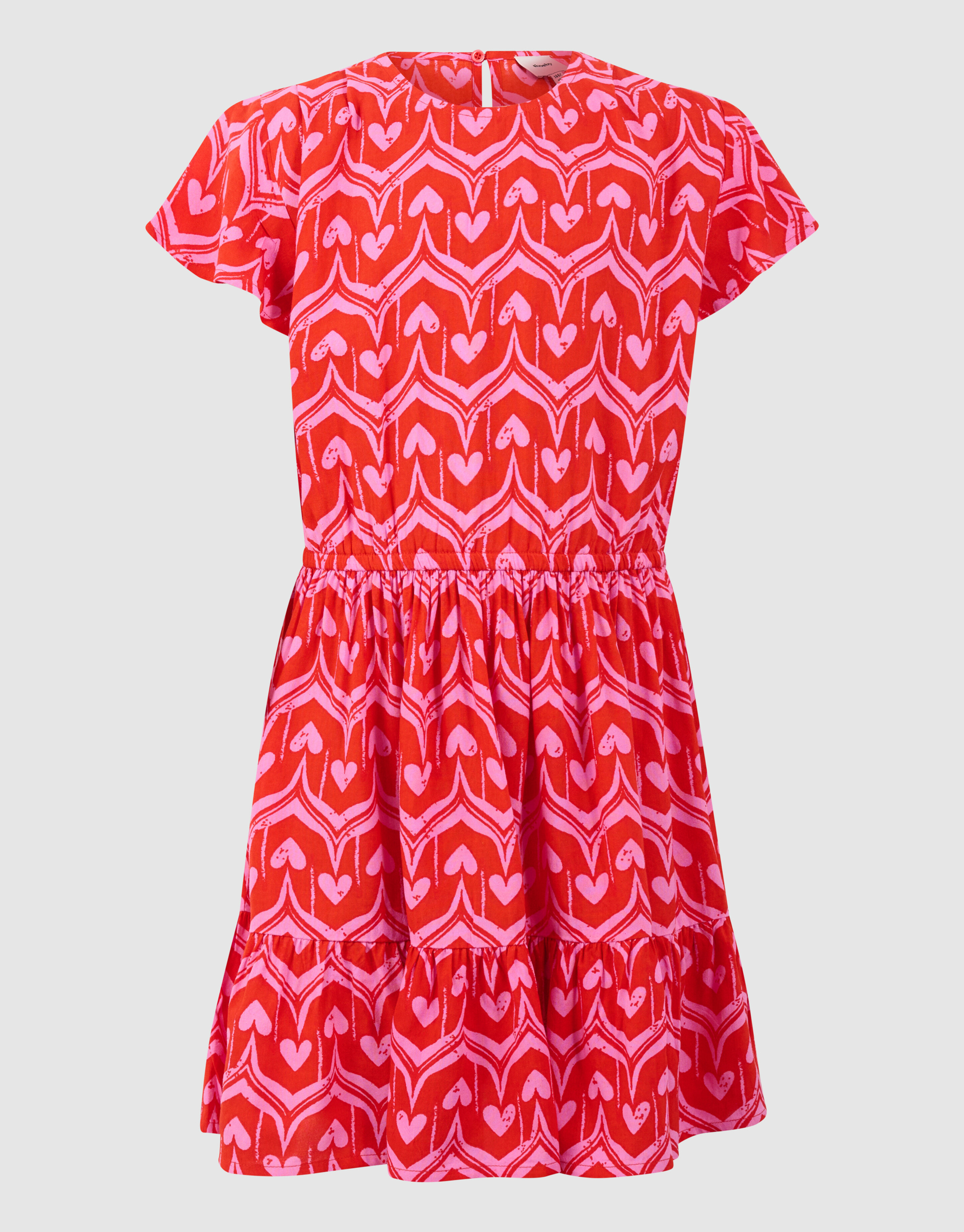 Herzprint Mini Kleid Rosa SHOEBY GIRLS