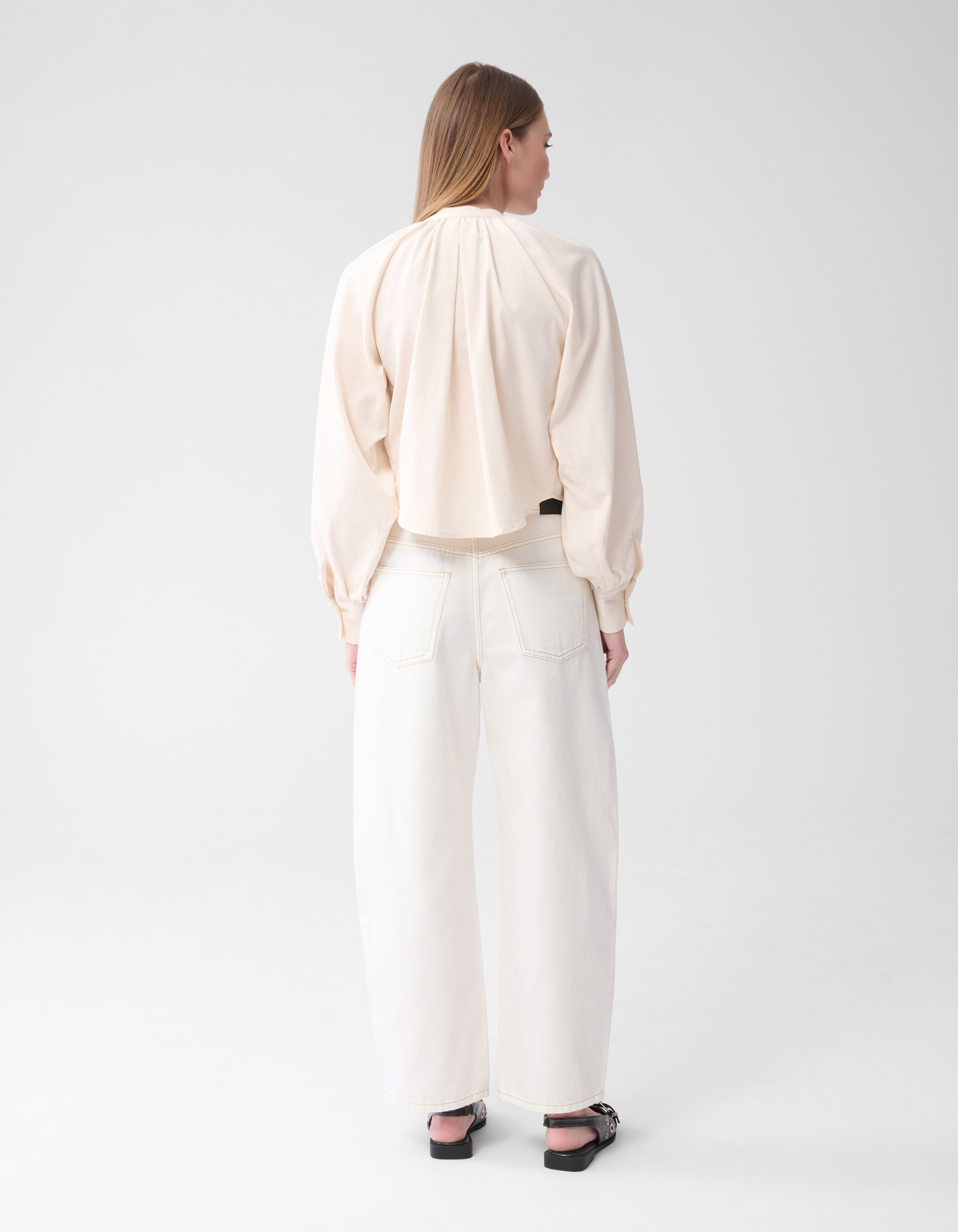 Barrel Fit Jeans Off White von Lonneke SHOEBY WOMEN