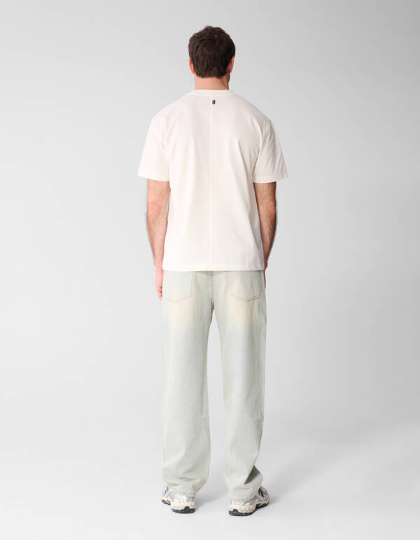 Baggy Fit Jeans Gebleicht L34 SHOEBY MEN