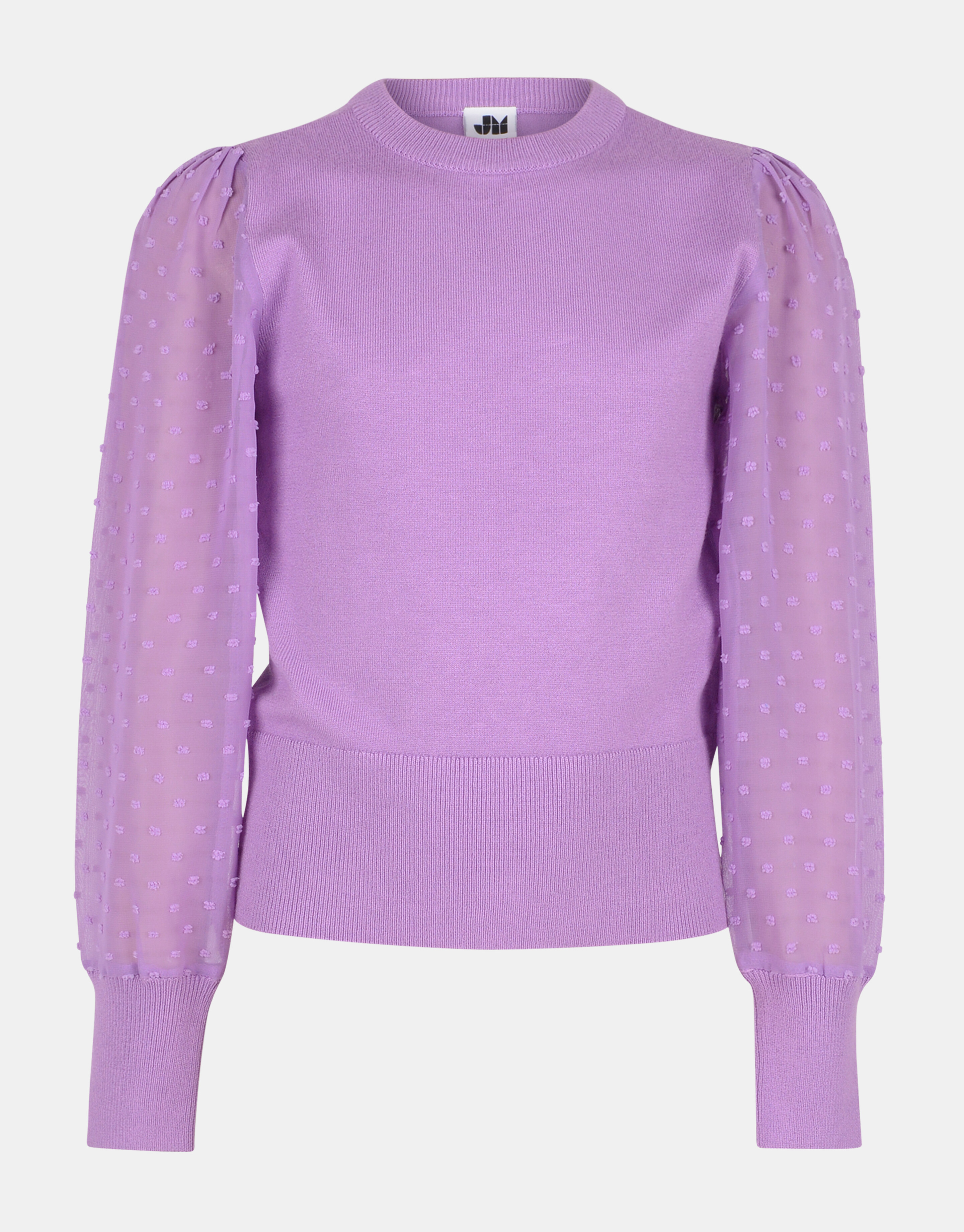 Mesh-Punkt-Pullover JILL&MITCH
