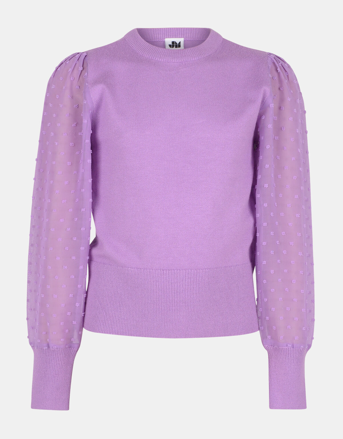 Mesh-Punkt-Pullover JILL&MITCH