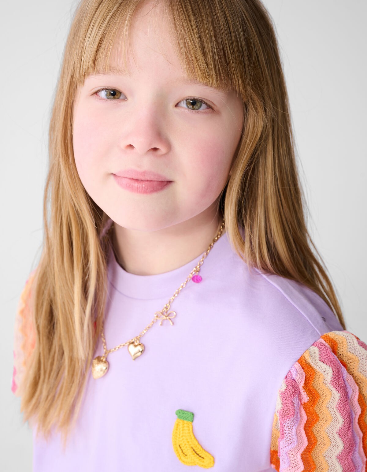 Bananen-T-Shirt Lila SHOEBY GIRLS