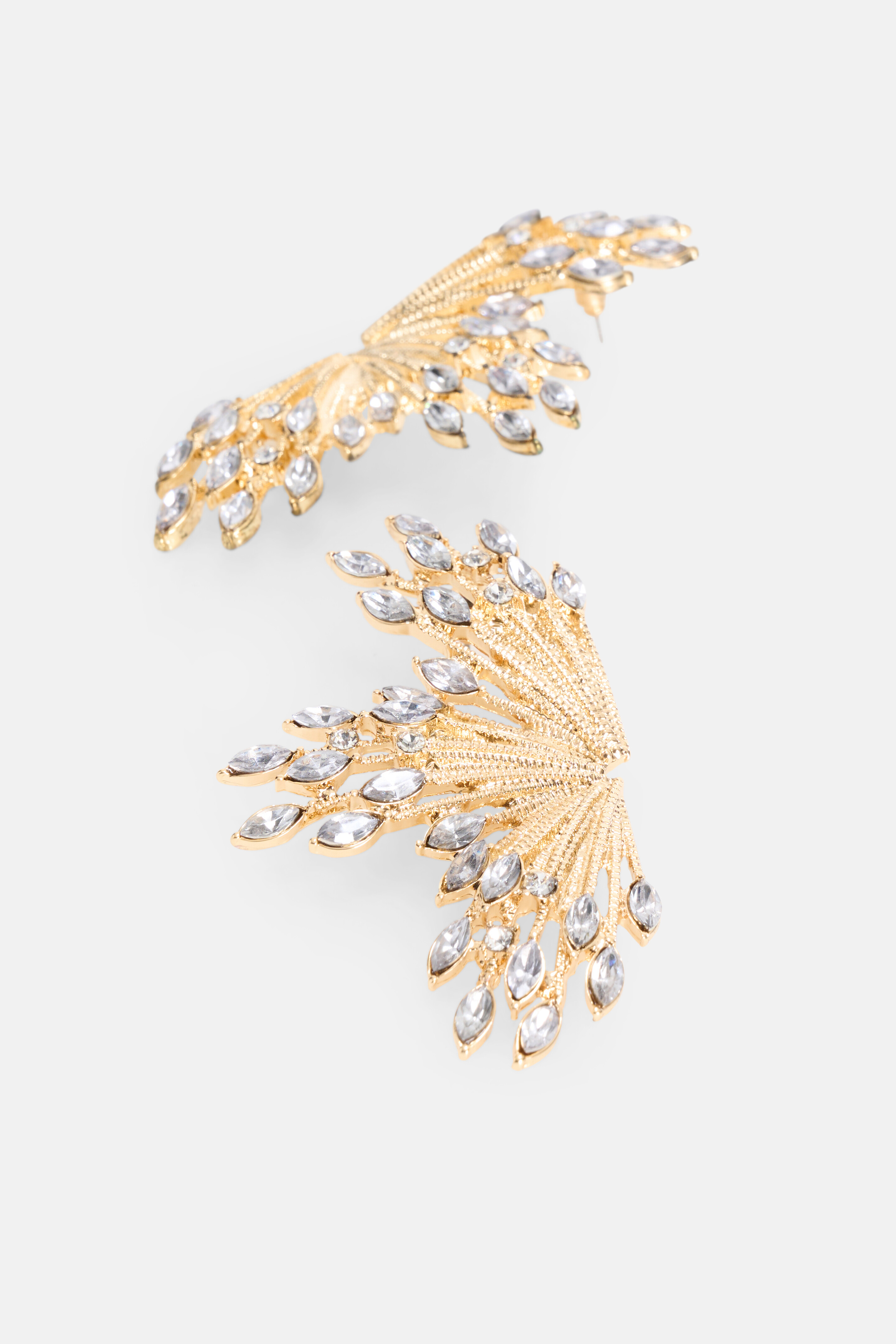 Regentropfen-Ohrringe Gold SHOEBY ACCESSOIRES