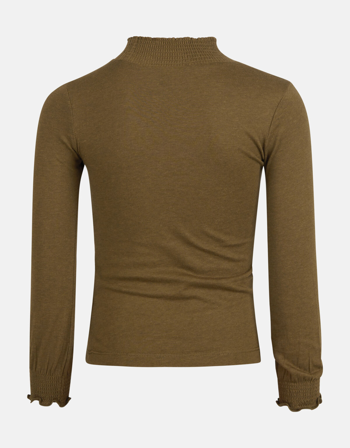 Dunkelgrünes Top aus Baumwolle SHOEBY GIRLS