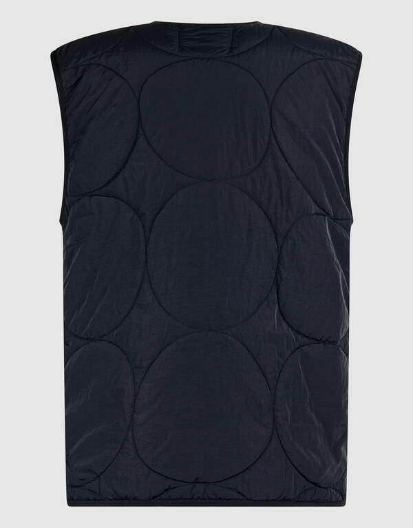 Quilted Spark Logo Bodywarmer Schwarz SHOEBY MEN