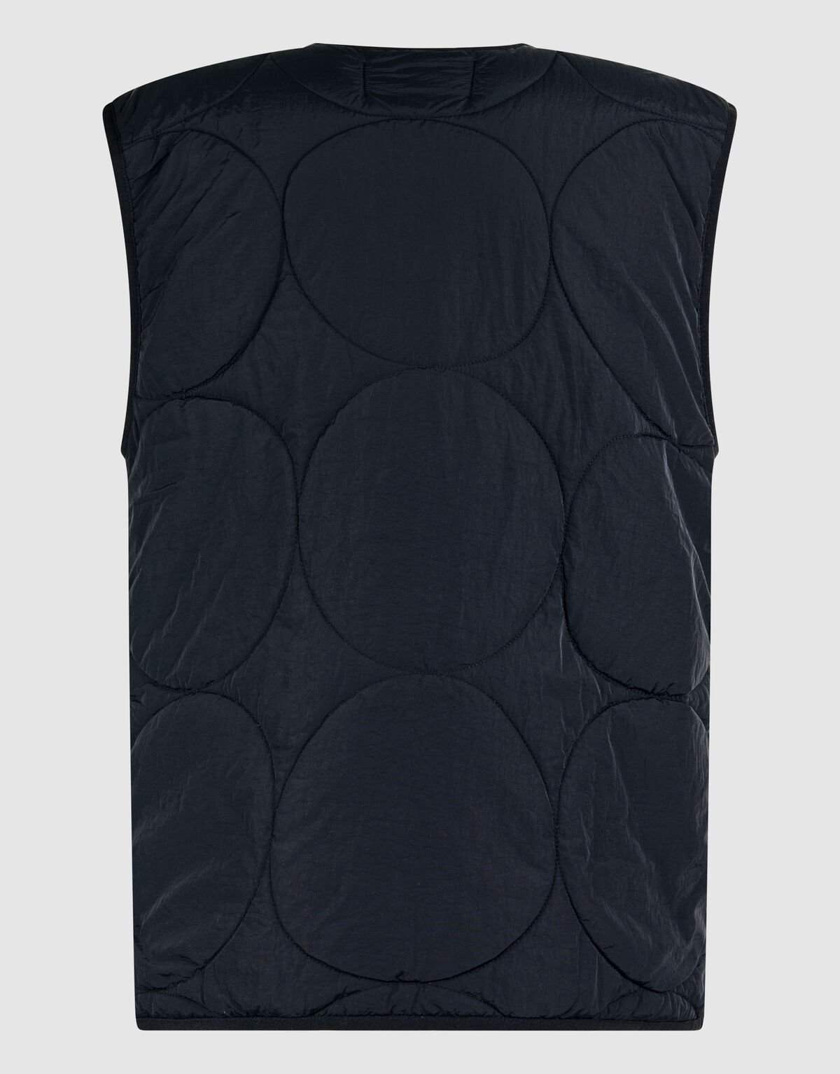 Quilted Spark Logo Bodywarmer Schwarz SHOEBY MEN