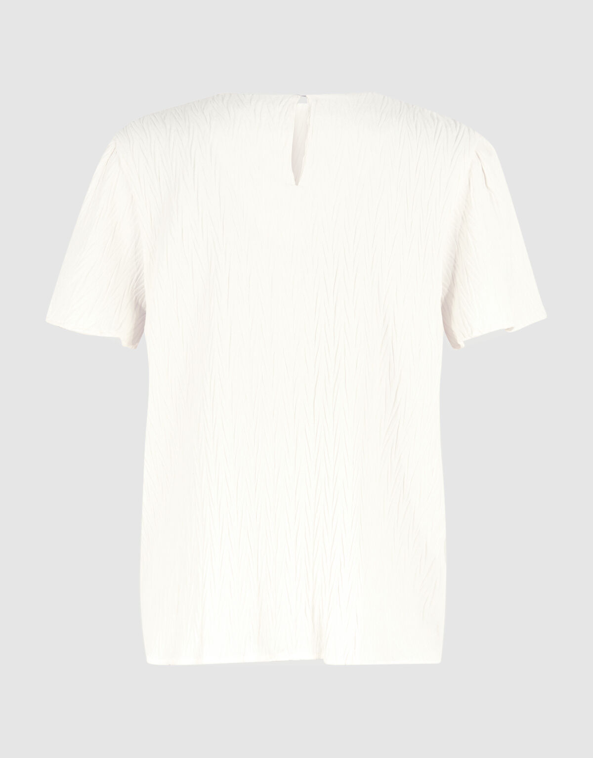 Crinkle Twist Top Off White SHOEBY WOMEN