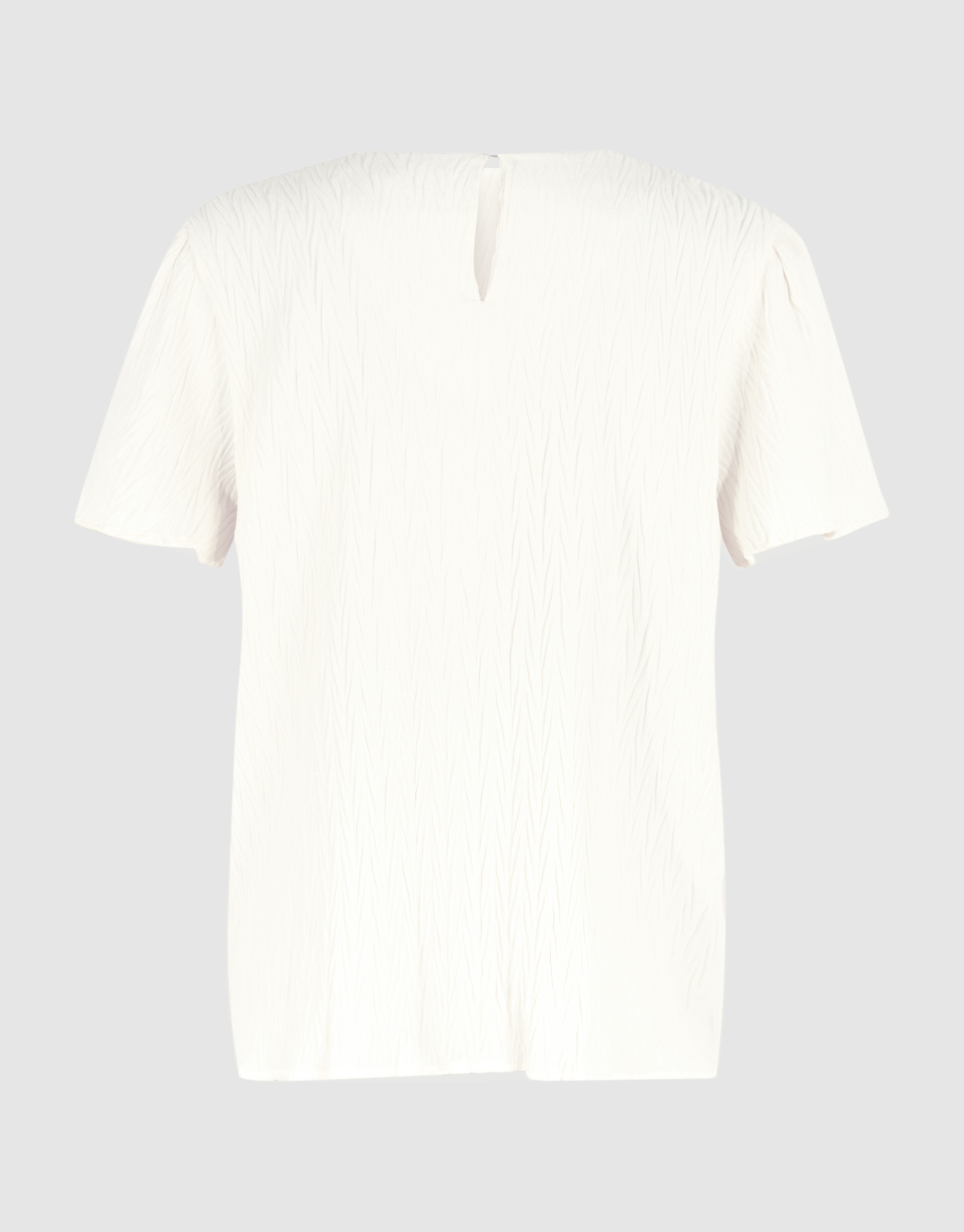Crinkle Twist Top Off White SHOEBY WOMEN