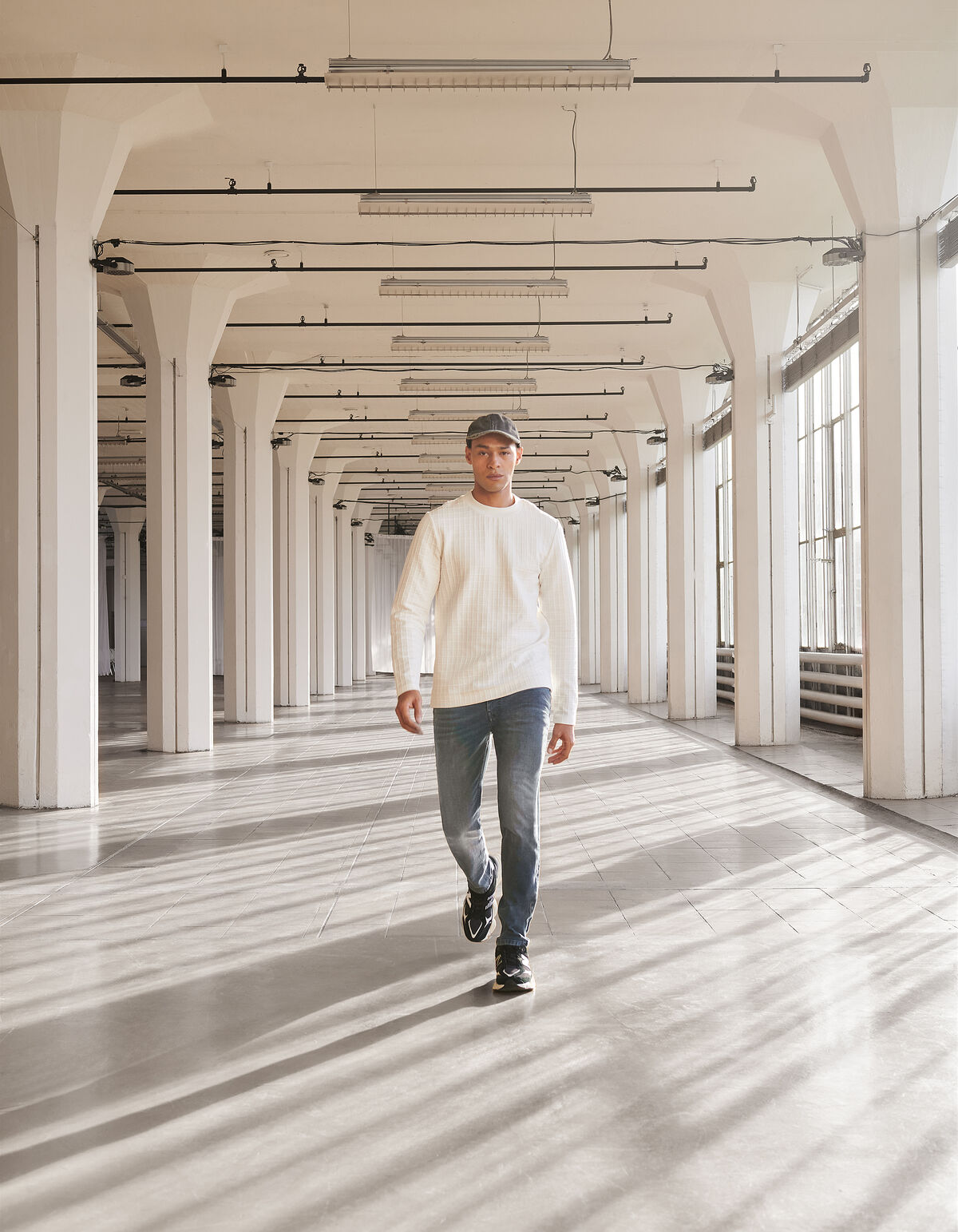 Schmale Jeans Blau/Grau L32 SHOEBY MEN