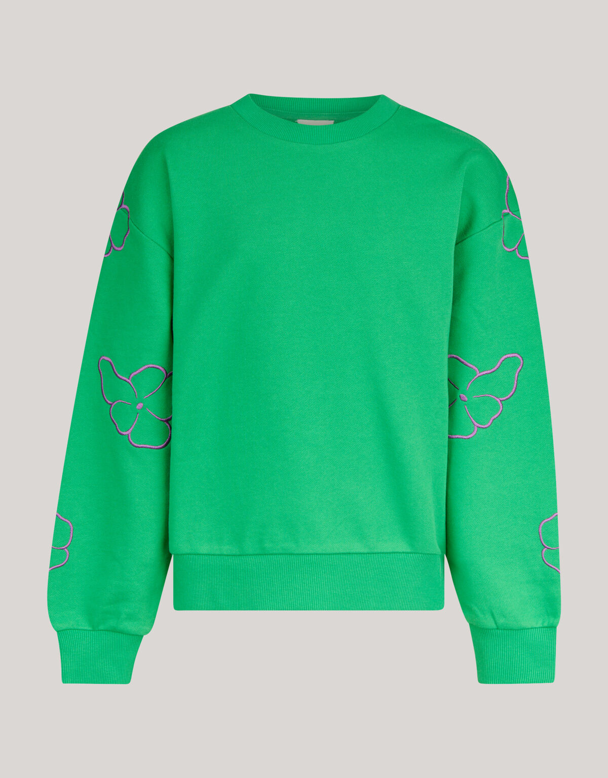 Pullover mit Stickerei Dunkelgrün SHOEBY GIRLS