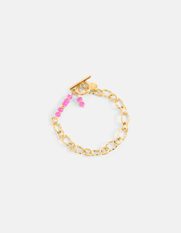 Perlenketten-Armband Gold SHOEBY ACCESSOIRES