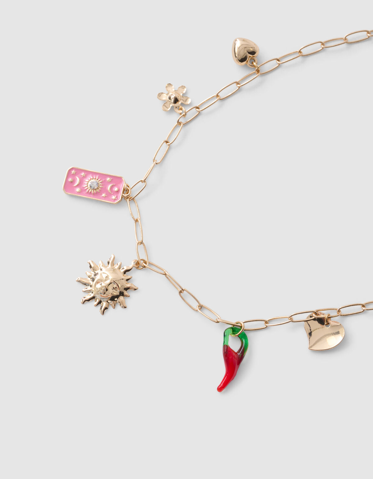 Pfeffer Charm Halskette Gold SHOEBY ACCESSOIRES