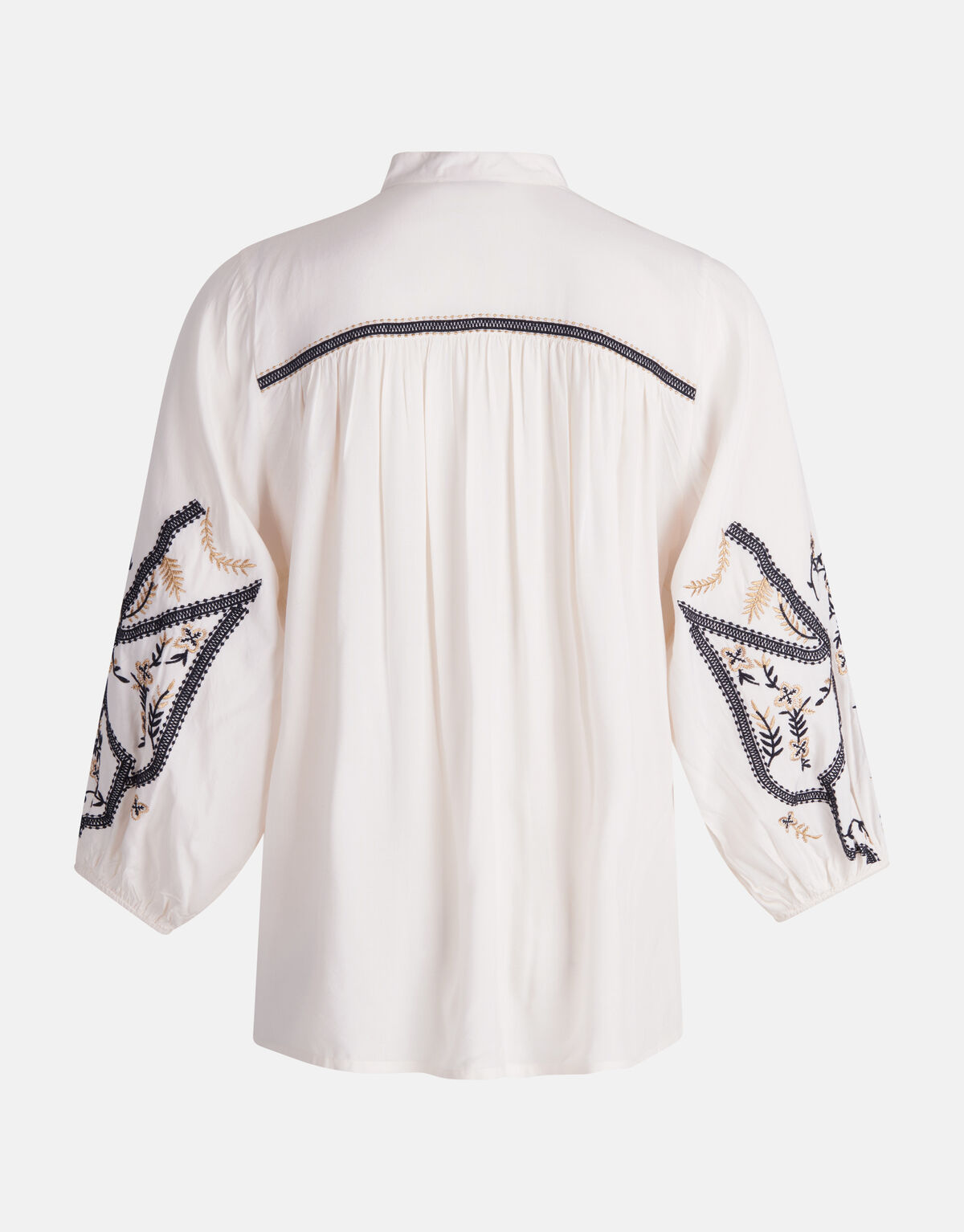 Stickerei Bluse Off White SHOEBY WOMEN