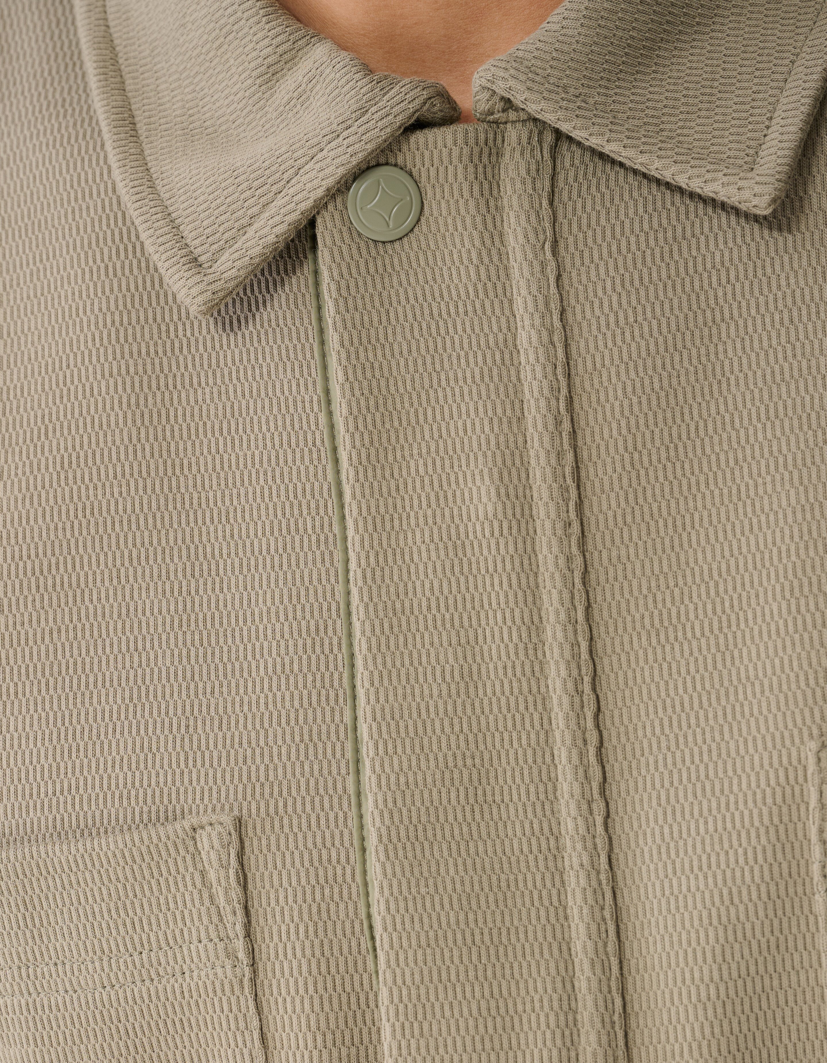 Struktur Zipper Overshirt Khaki SHOEBY MEN