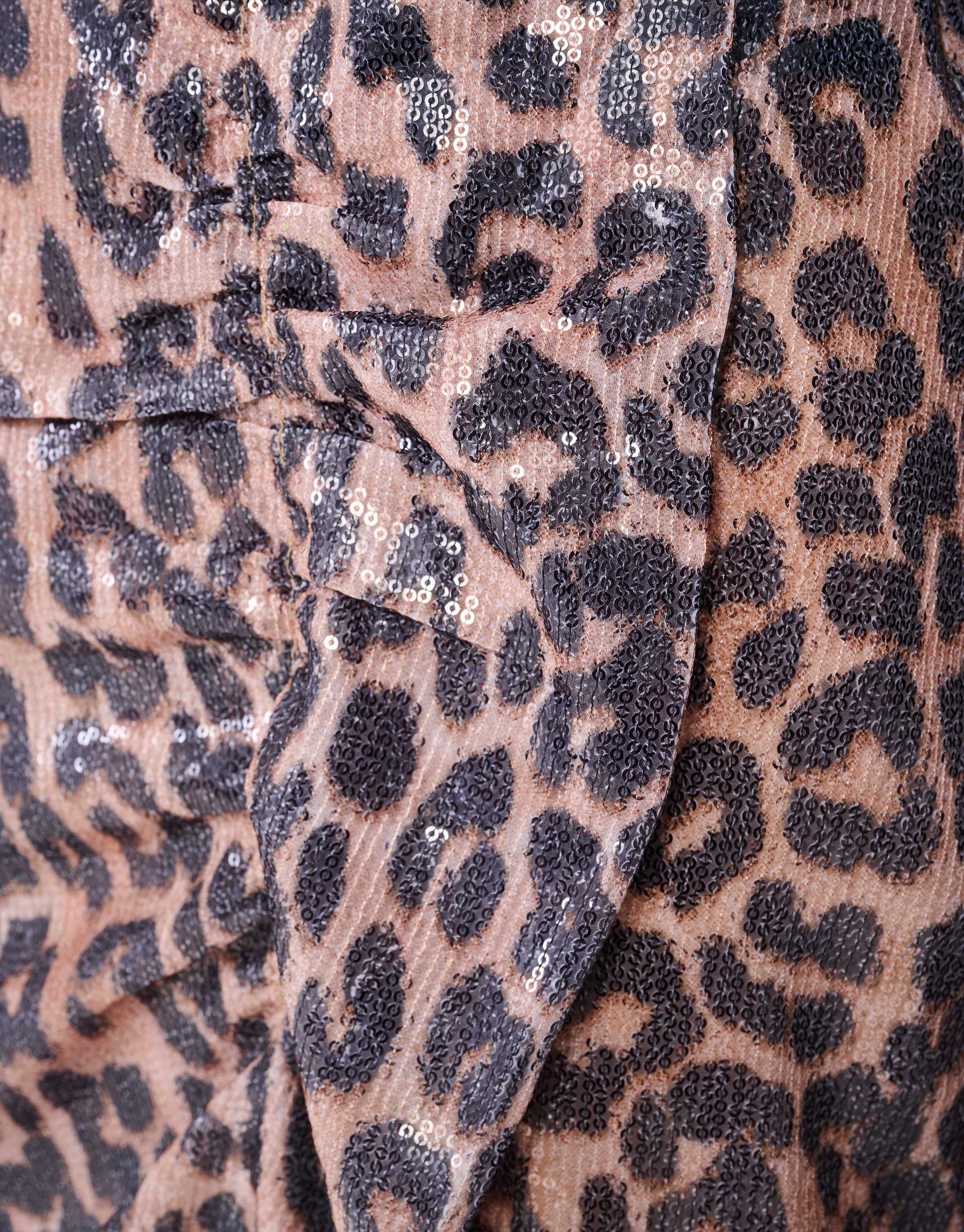 Leopard Pailletten Minirock Braun SHOEBY WOMEN