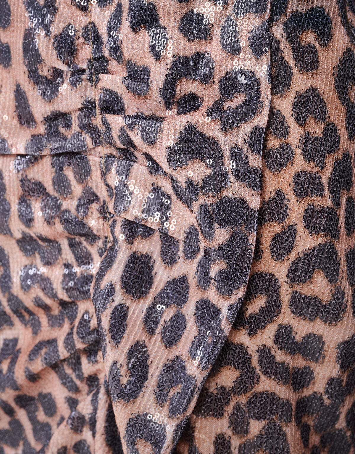 Leopard Pailletten Minirock Braun SHOEBY WOMEN