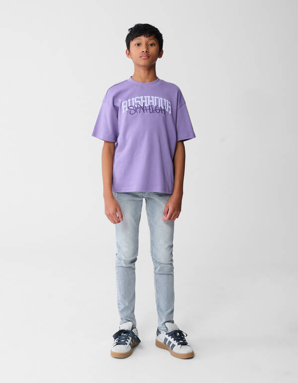 Tapered Fit Jeans Grau SHOEBY BOYS