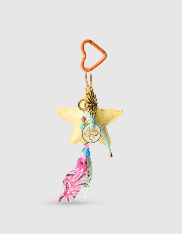 Star Bag Charm Gelb SHOEBY ACCESSOIRES