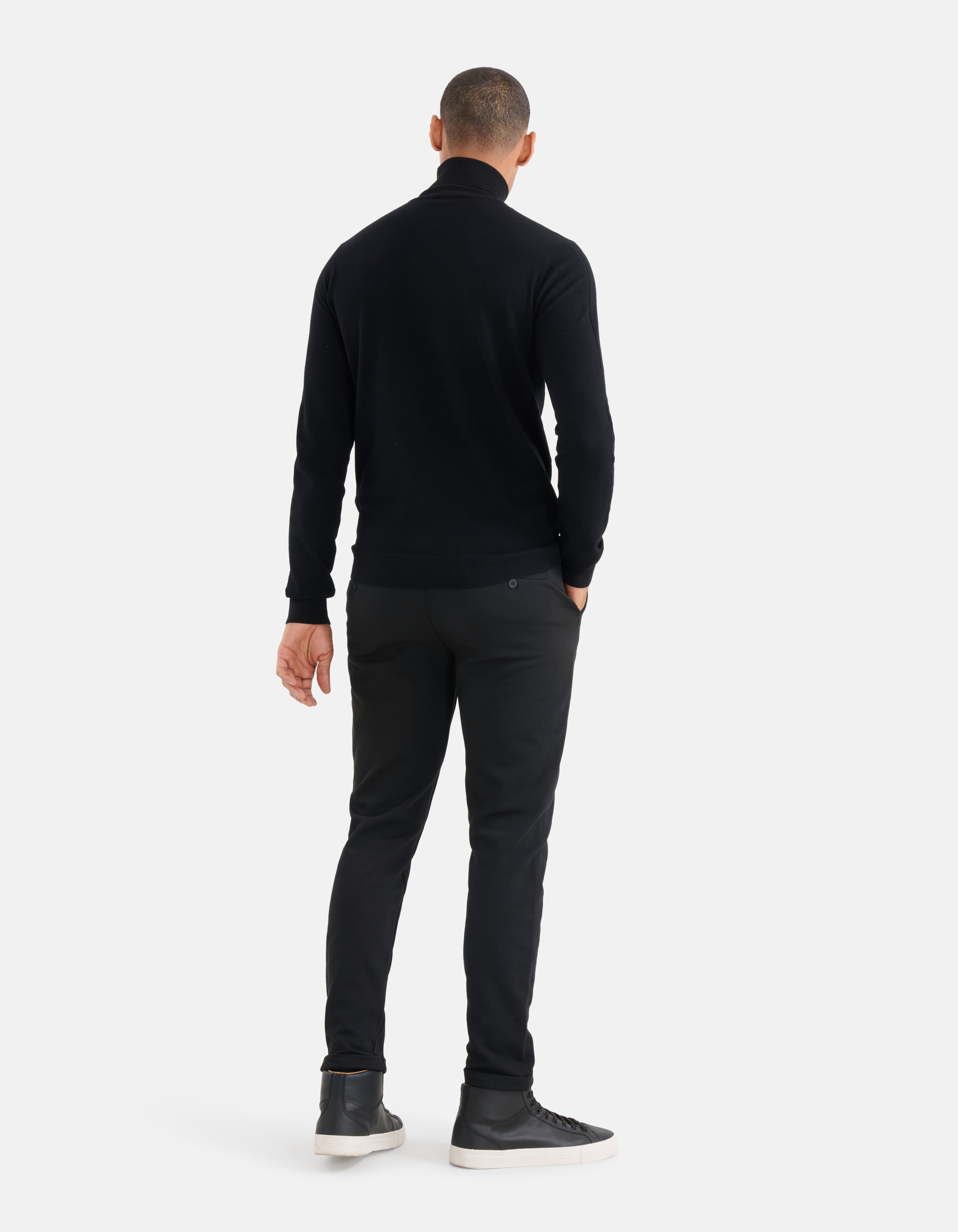 Rollkragenpullover Schwarz SHOEBY MEN