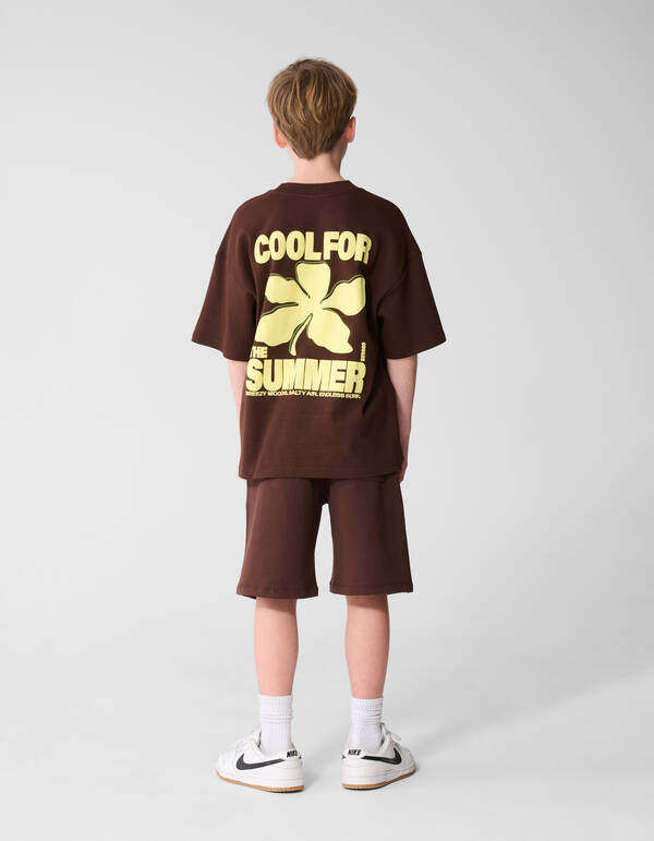 Cool Relaxed Fit Shorts Dunkelbraun SHOEBY BOYS