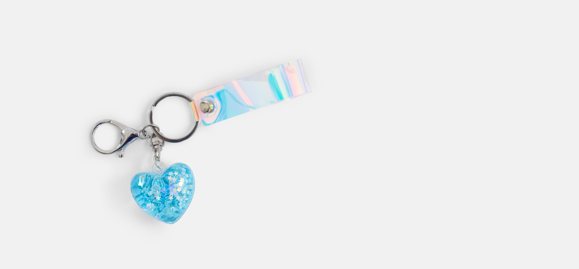 Hart Sleutelhanger Blauw SHOEBY ACCESSOIRES