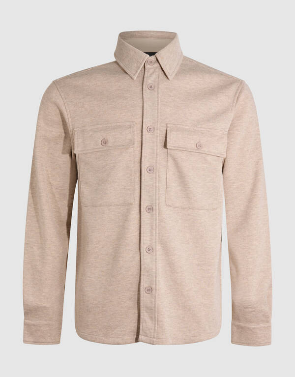 Weiches Overshirt Sand SHOEBY MEN