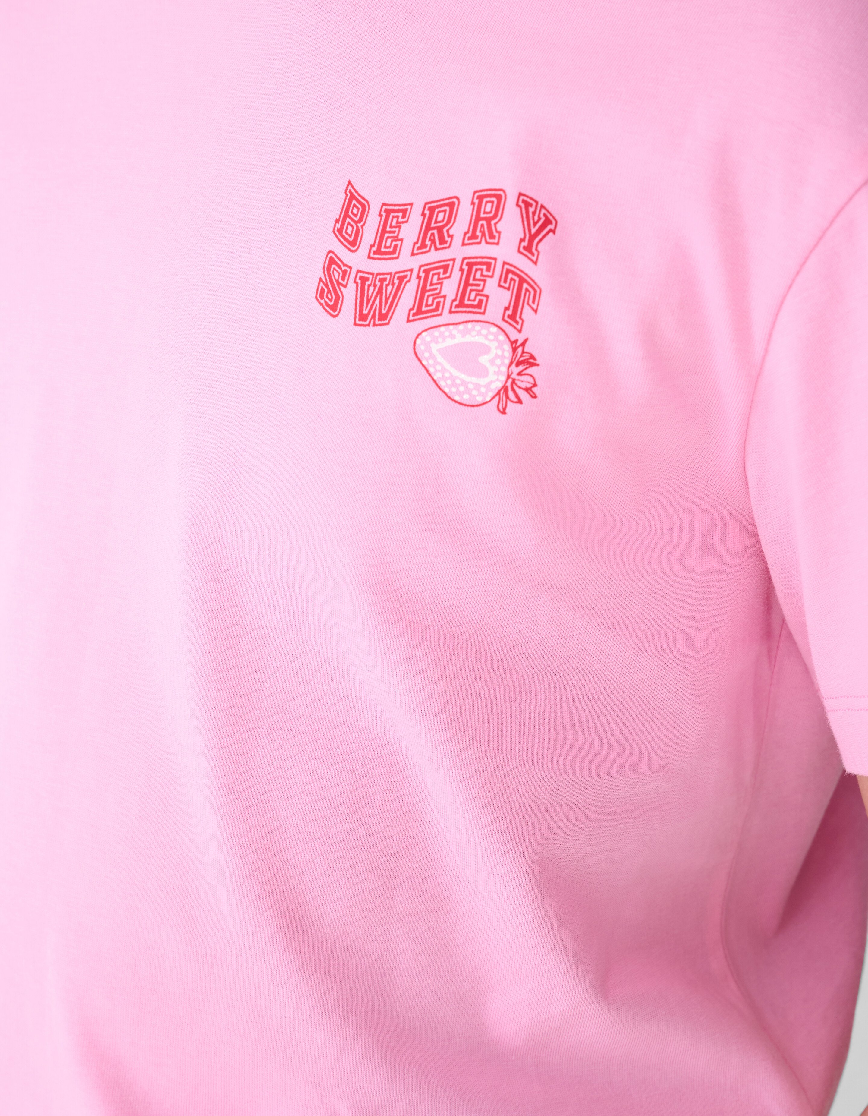 Erdbeer-Kunst T-Shirt Rosa SHOEBY GIRLS