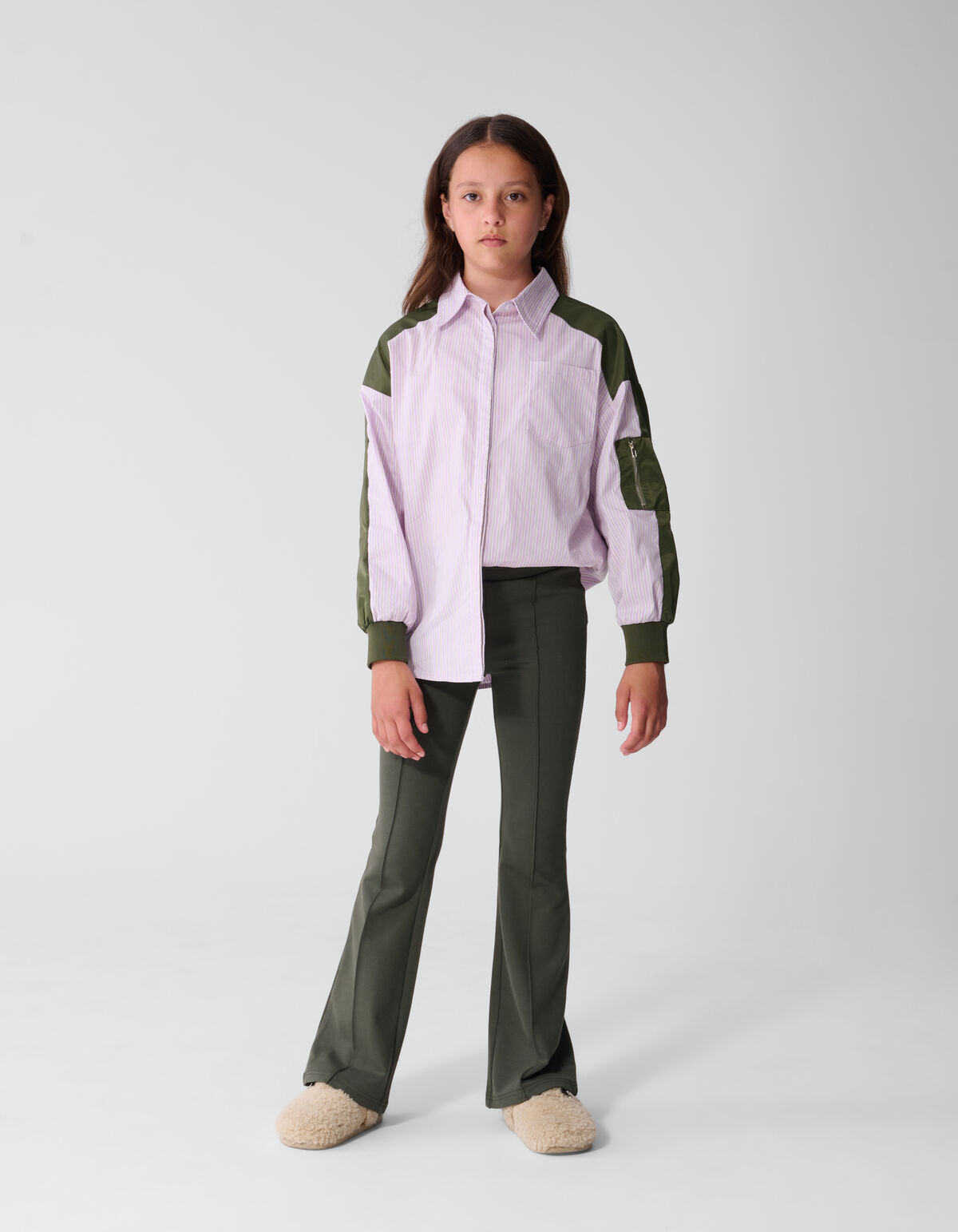 &bdquo;Punta Flared Legging&ldquo; in Dunkelgr&uuml;n SHOEBY GIRLS