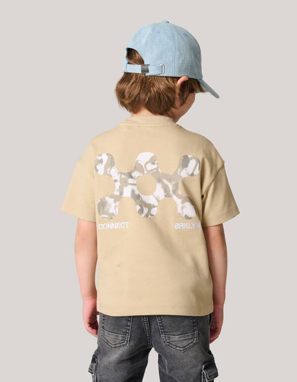 Kunstwerk T-shirt Sand SHOEBY BOYS