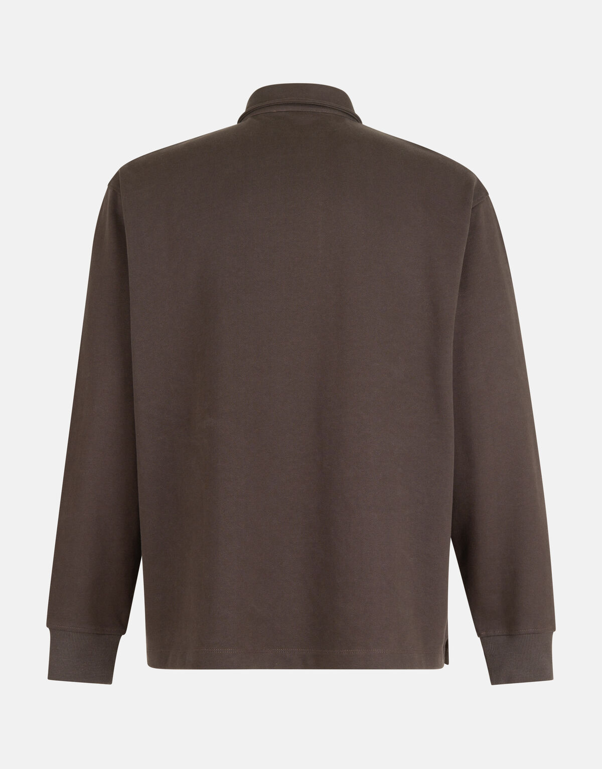 Langärmeliges Poloshirt Dunkelbraun By Fred SHOEBY MEN