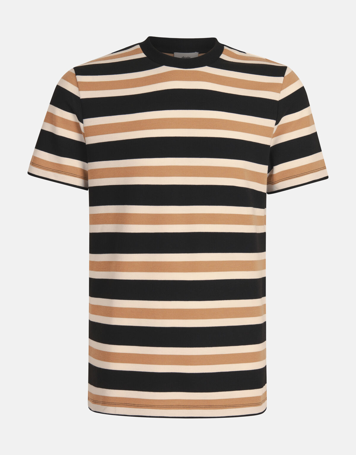 Gestreiftes T-shirt Braun SHOEBY MEN