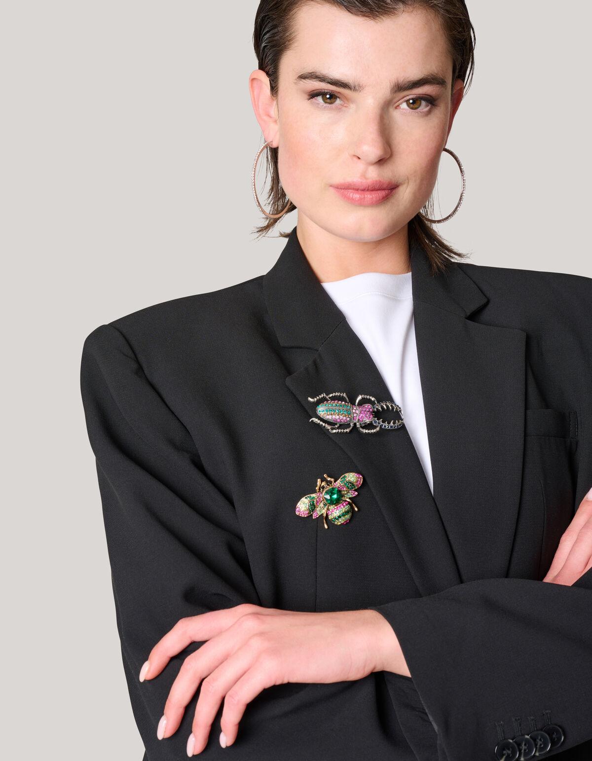 Kever Broche Zilver SHOEBY ACCESSOIRES